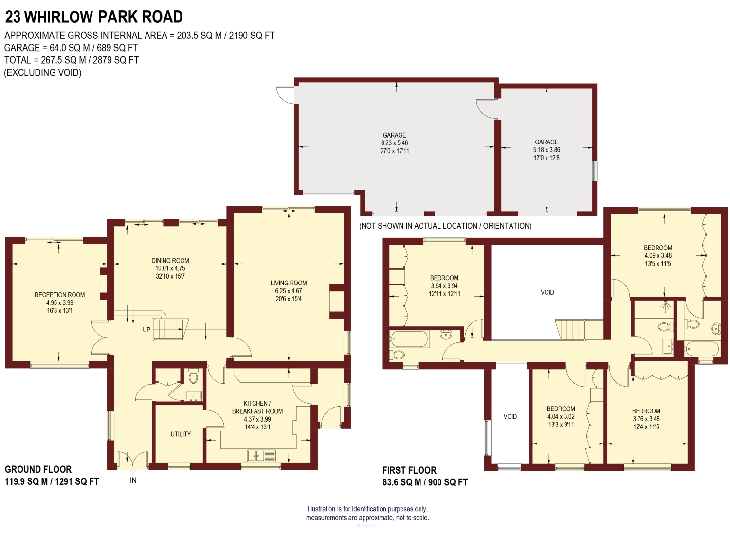 23, Whirlow Park Road, Sheffield floorplan