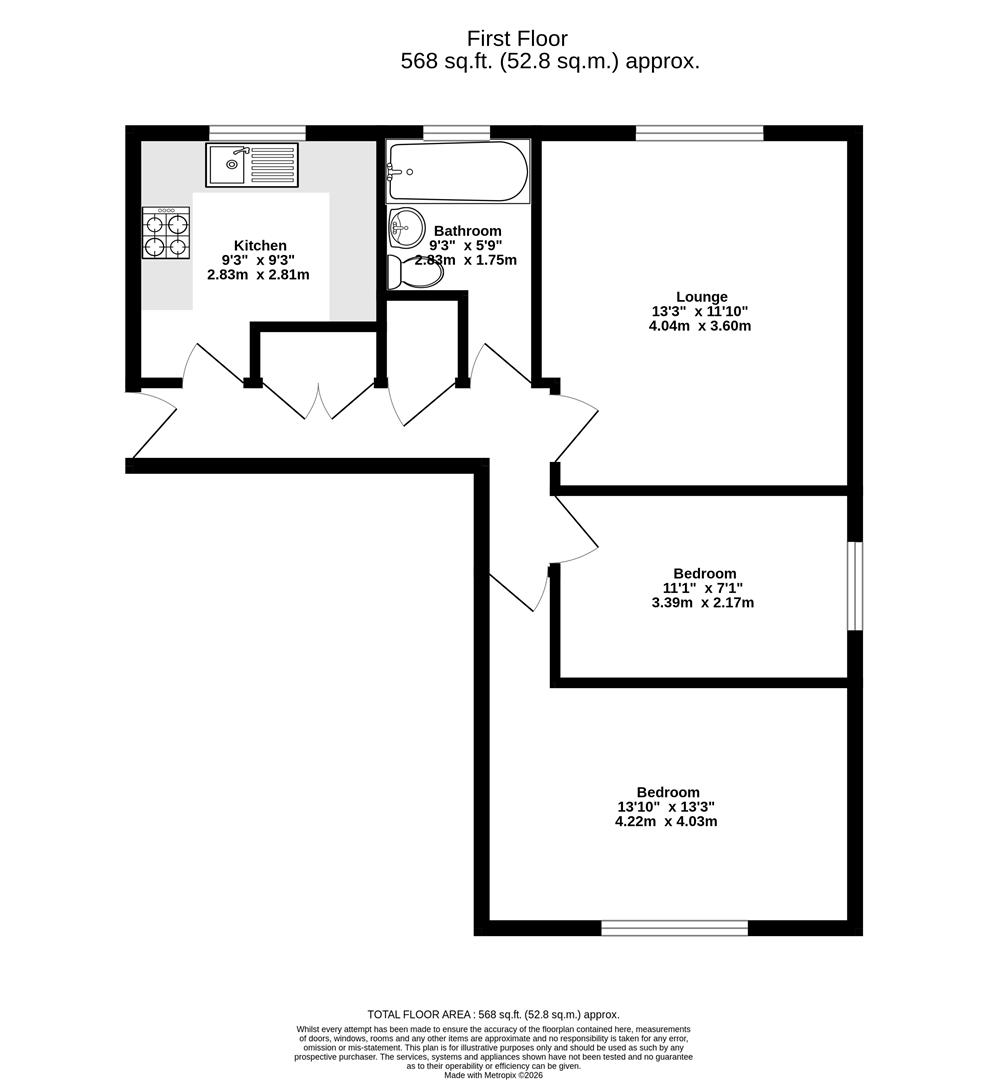 40, Broadway, York floorplan