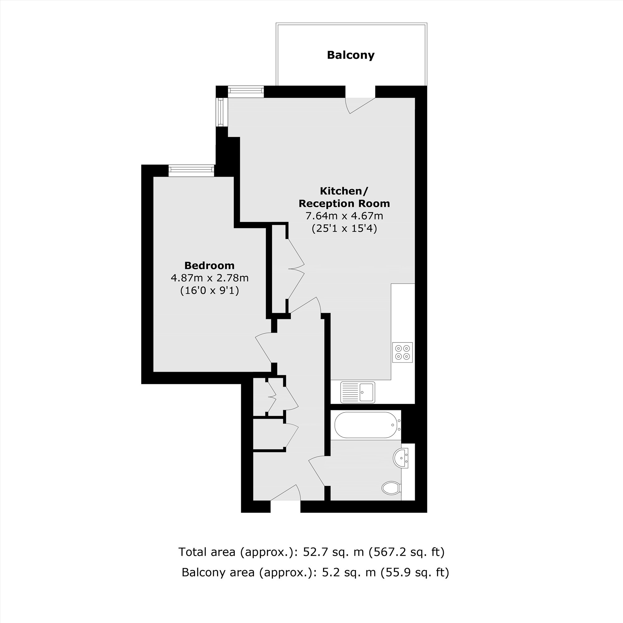 Flat 176, Marathon House, 33, Olympic Way, Wembley floorplan