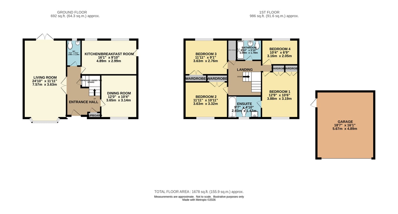 52, Cannon Hill Gardens, Wimborne floorplan