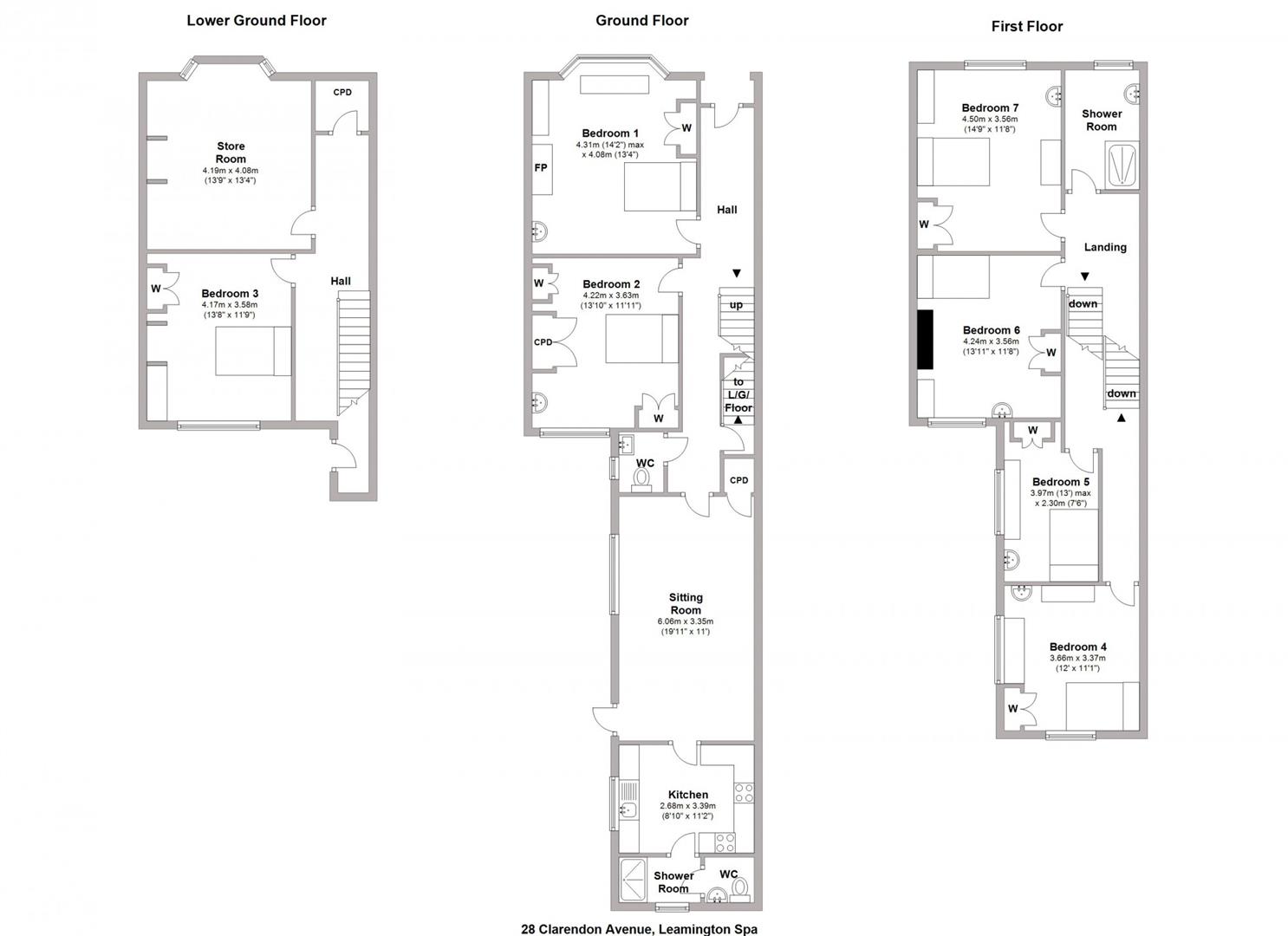 28, Clarendon Avenue, Leamington Spa floorplan