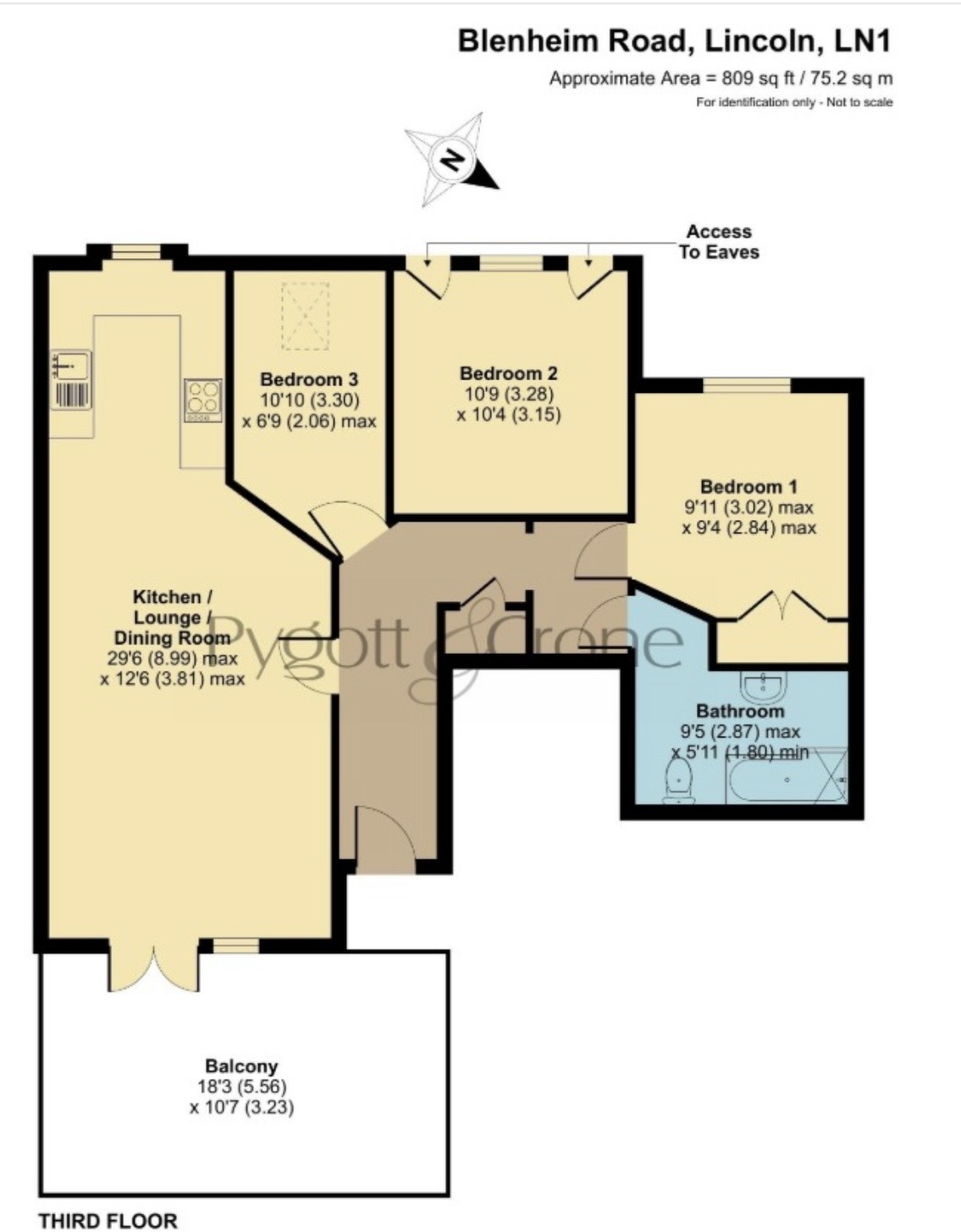 8 Blenheim Mews, Blenheim Road, Lincoln floorplan