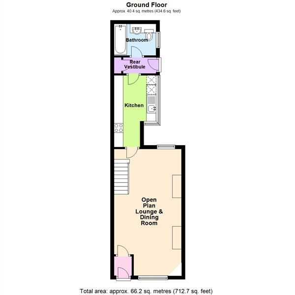 75, Cumberland Street, Warrington floorplan