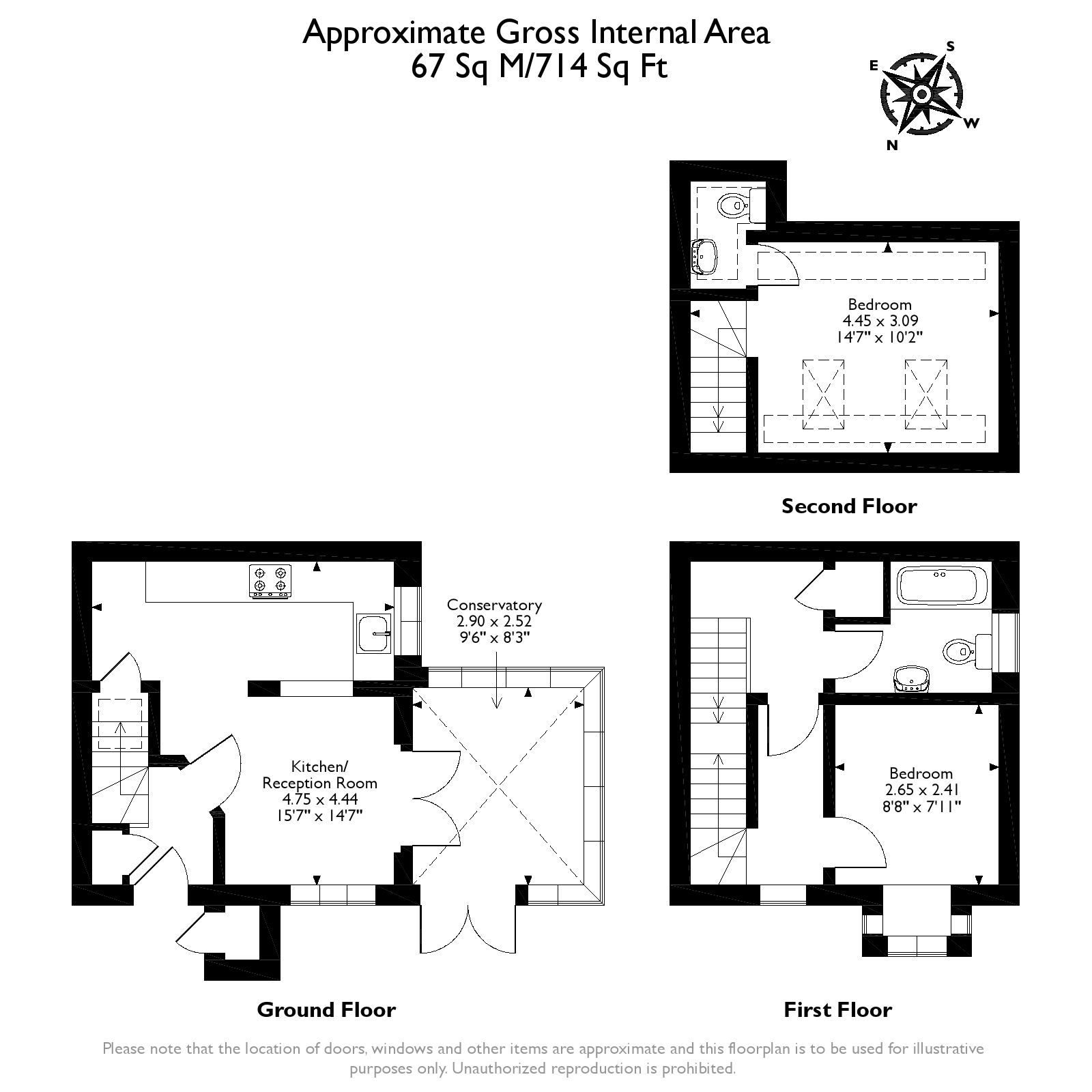 2 Bedrooms Semi-detached house for sale in Devoil Close, Burpham, Guildford GU4