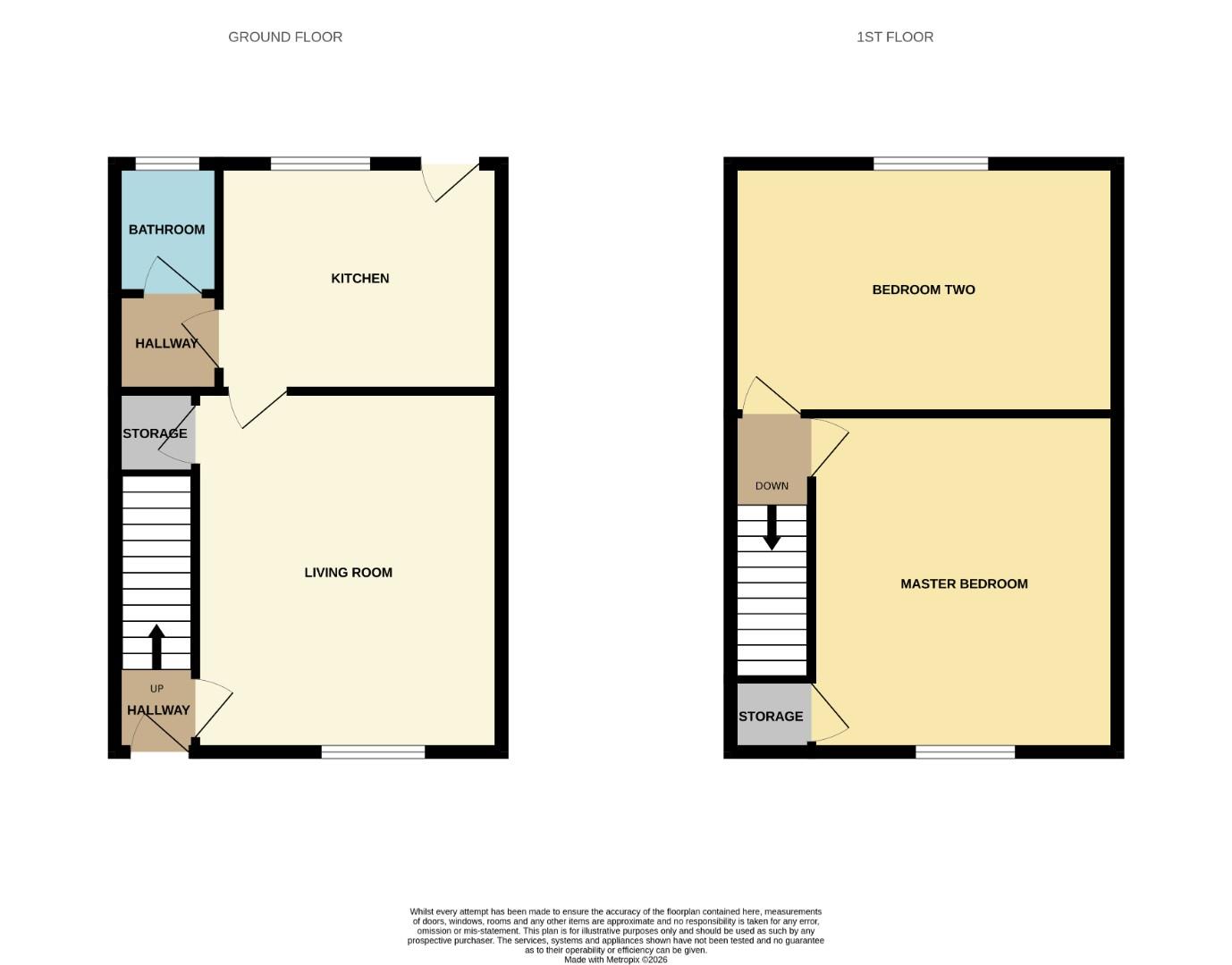 25, South Row, Bishop Auckland floorplan