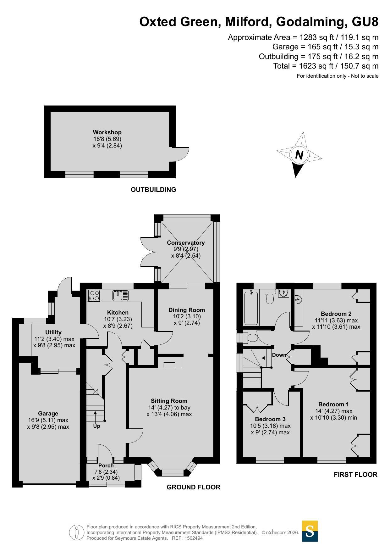 Tanglewood, 65, Oxted Green, Godalming floorplan