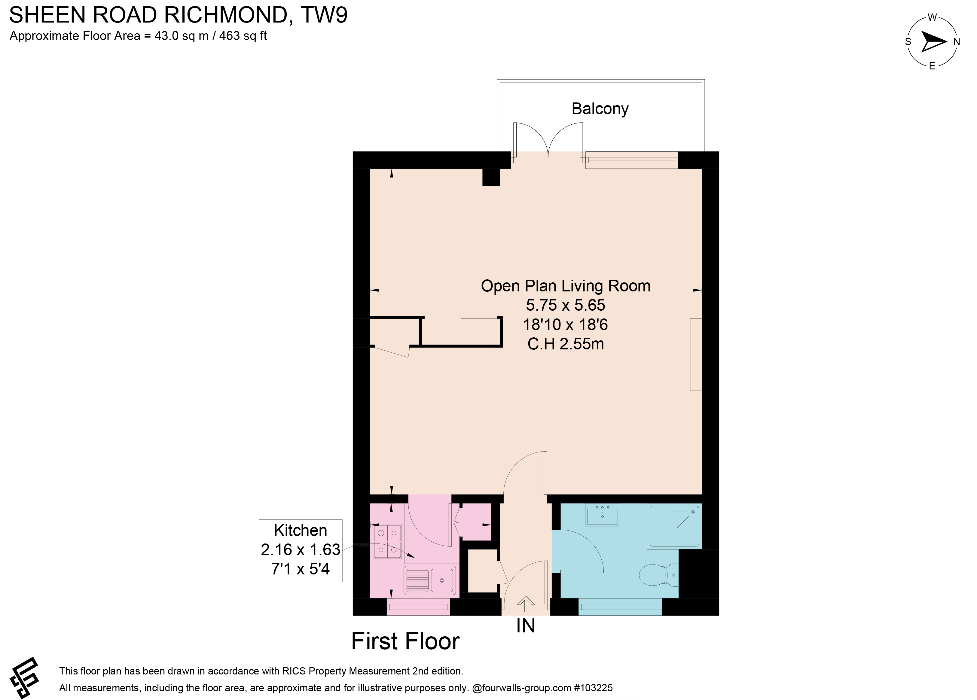 21 Lichfield Court,, Sheen Road, Richmond floorplan