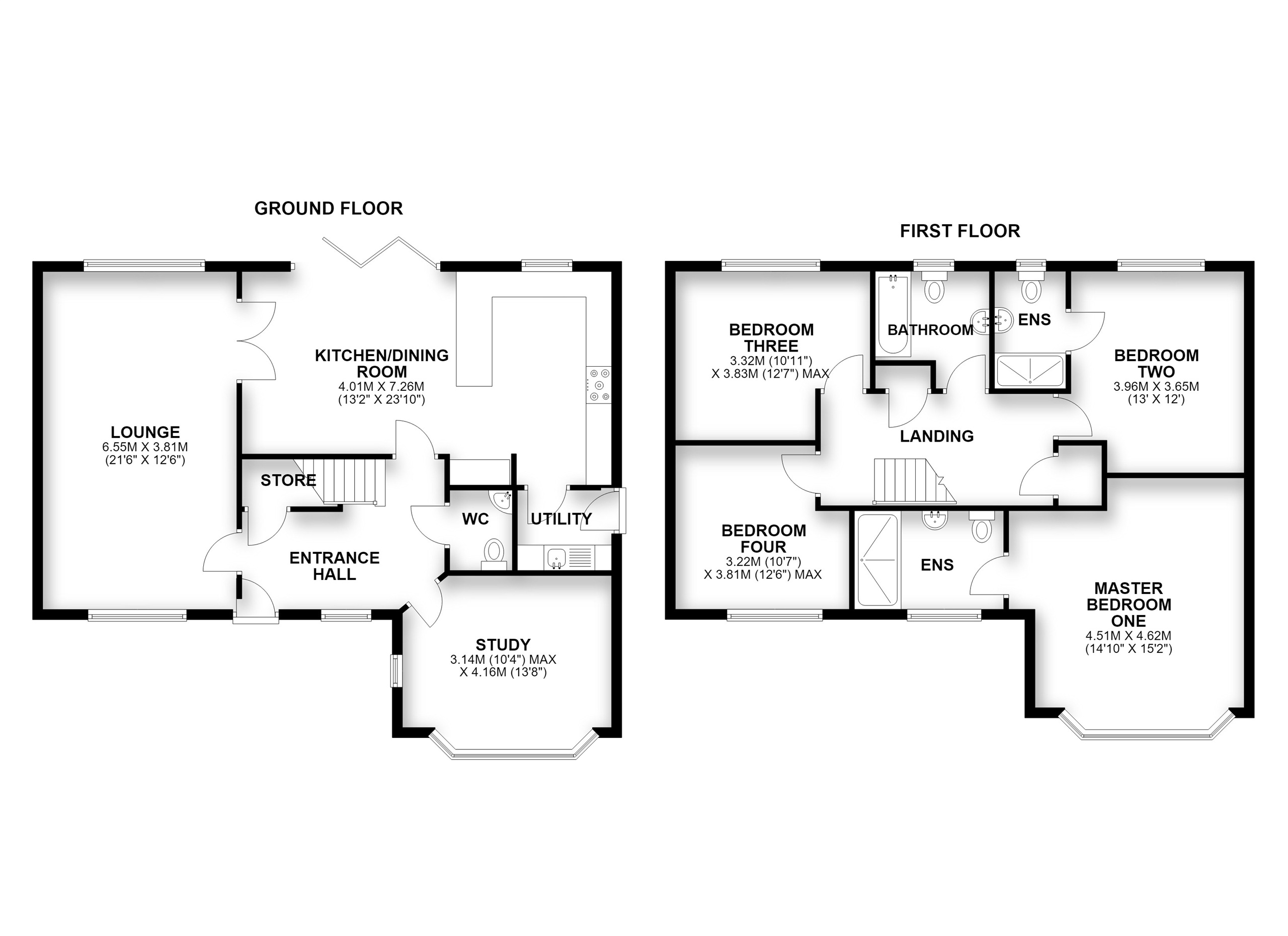 44, Clos Goch, Cardiff floorplan
