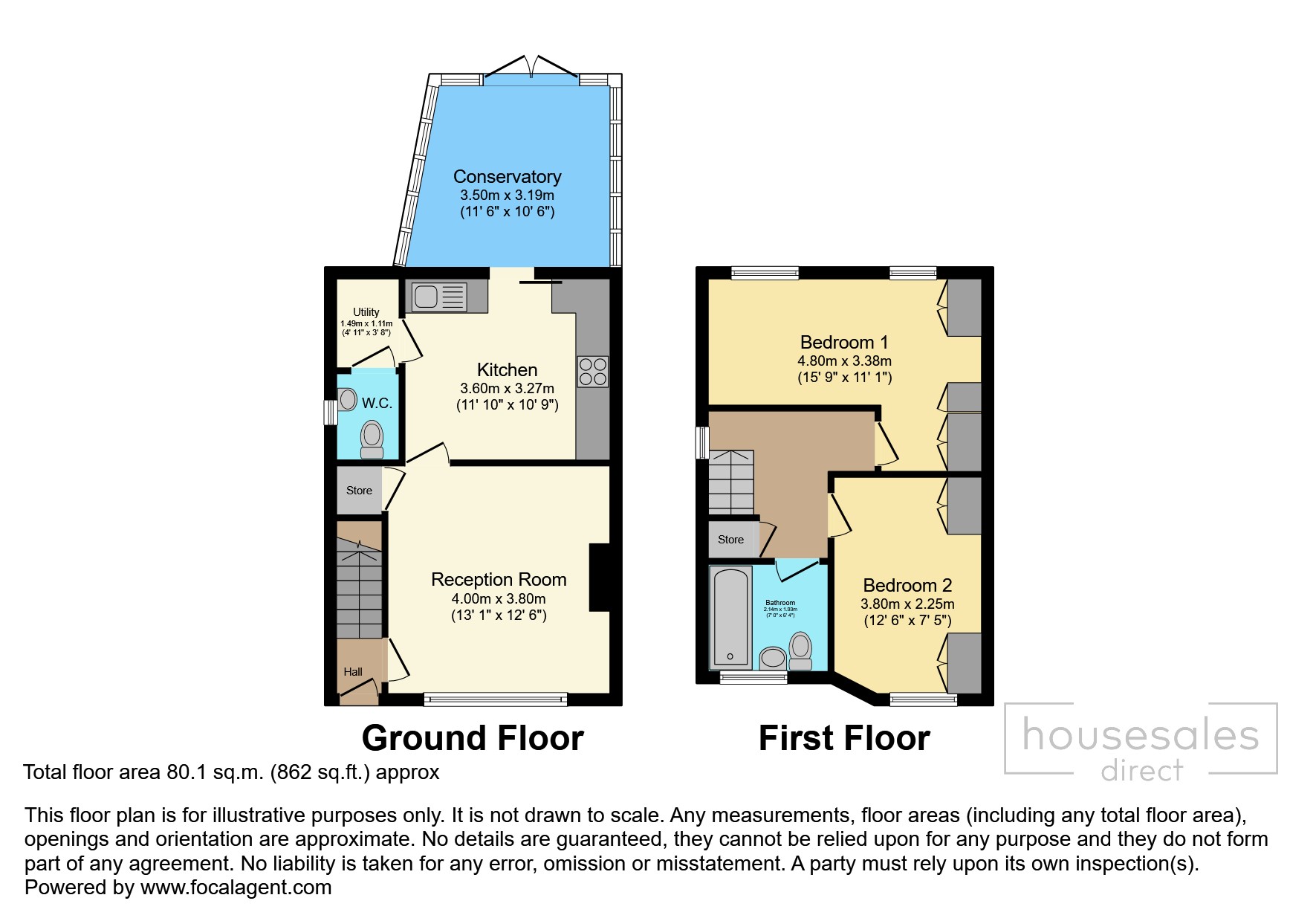 110, Cranbourne Road, Potters Bar floorplan