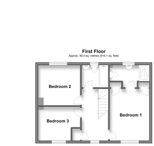 Shaw Close, Maidstone floorplan