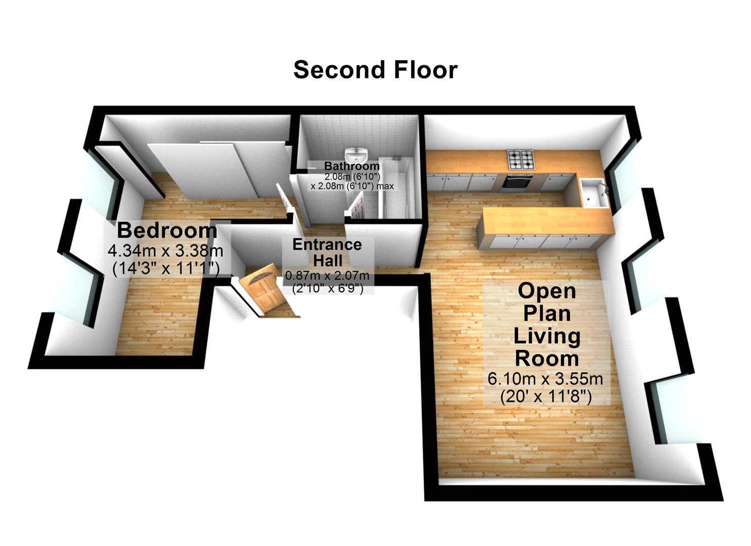 11 Millacres, Station Road, Ware floorplan