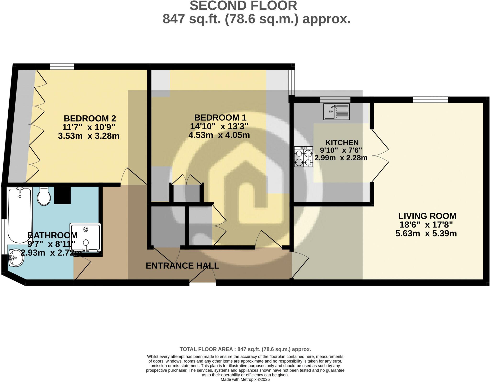 53 Saxon Court, Wessex Way, Bicester floorplan