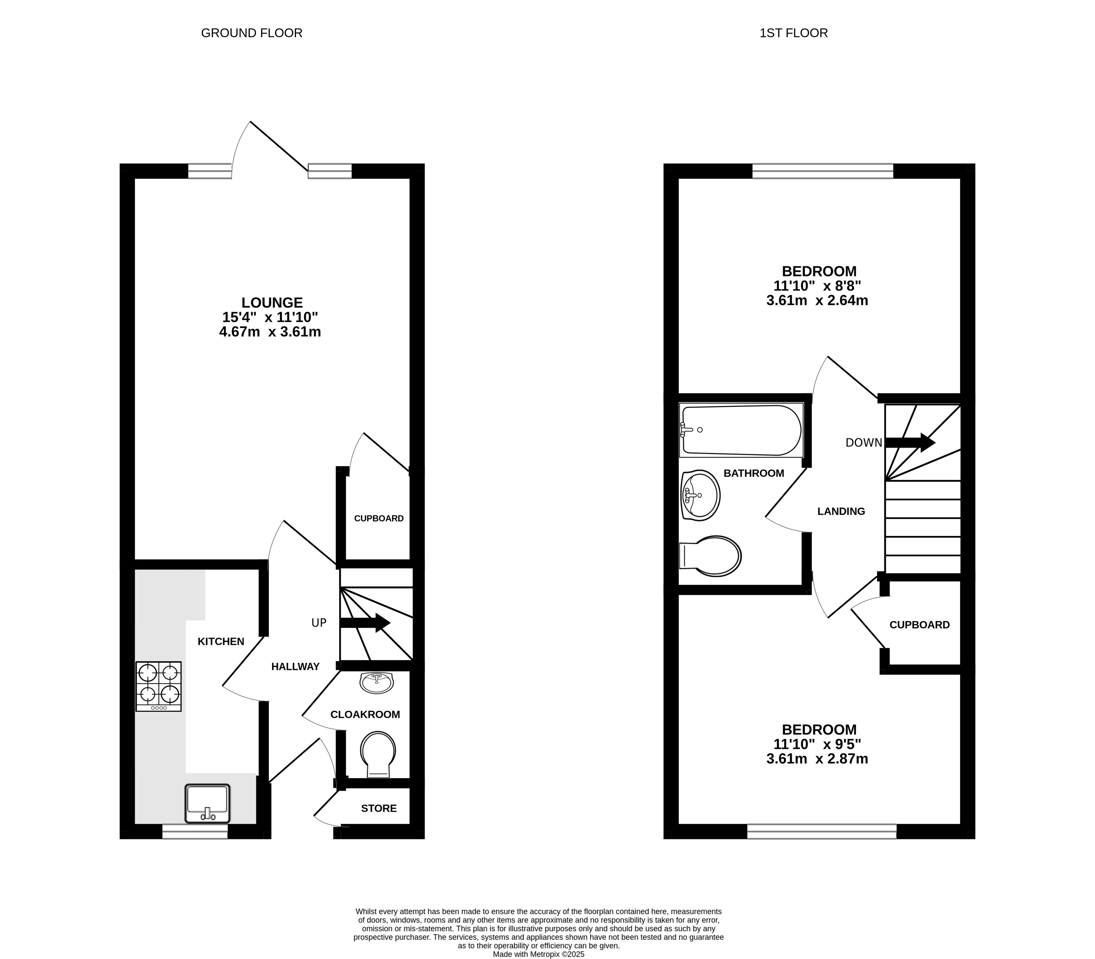 25, London Road, Hook floorplan