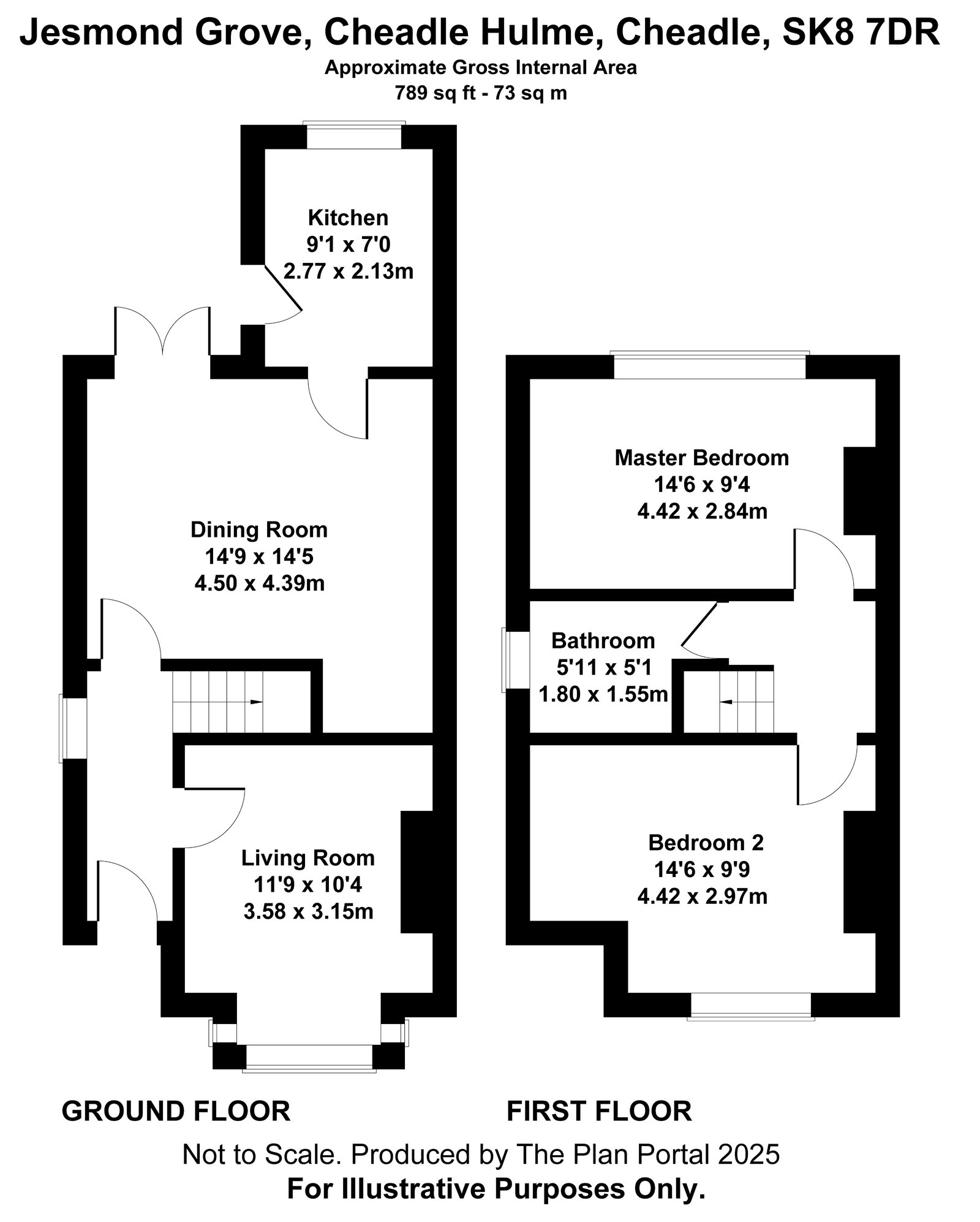 7, Jesmond Grove, Cheadle floorplan
