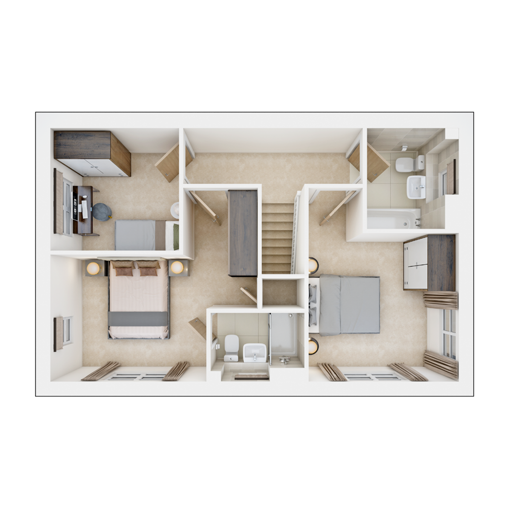 The Aynesdale - Plot 209, Hampden Fields West, Wendover Road, Aylesbury floorplan
