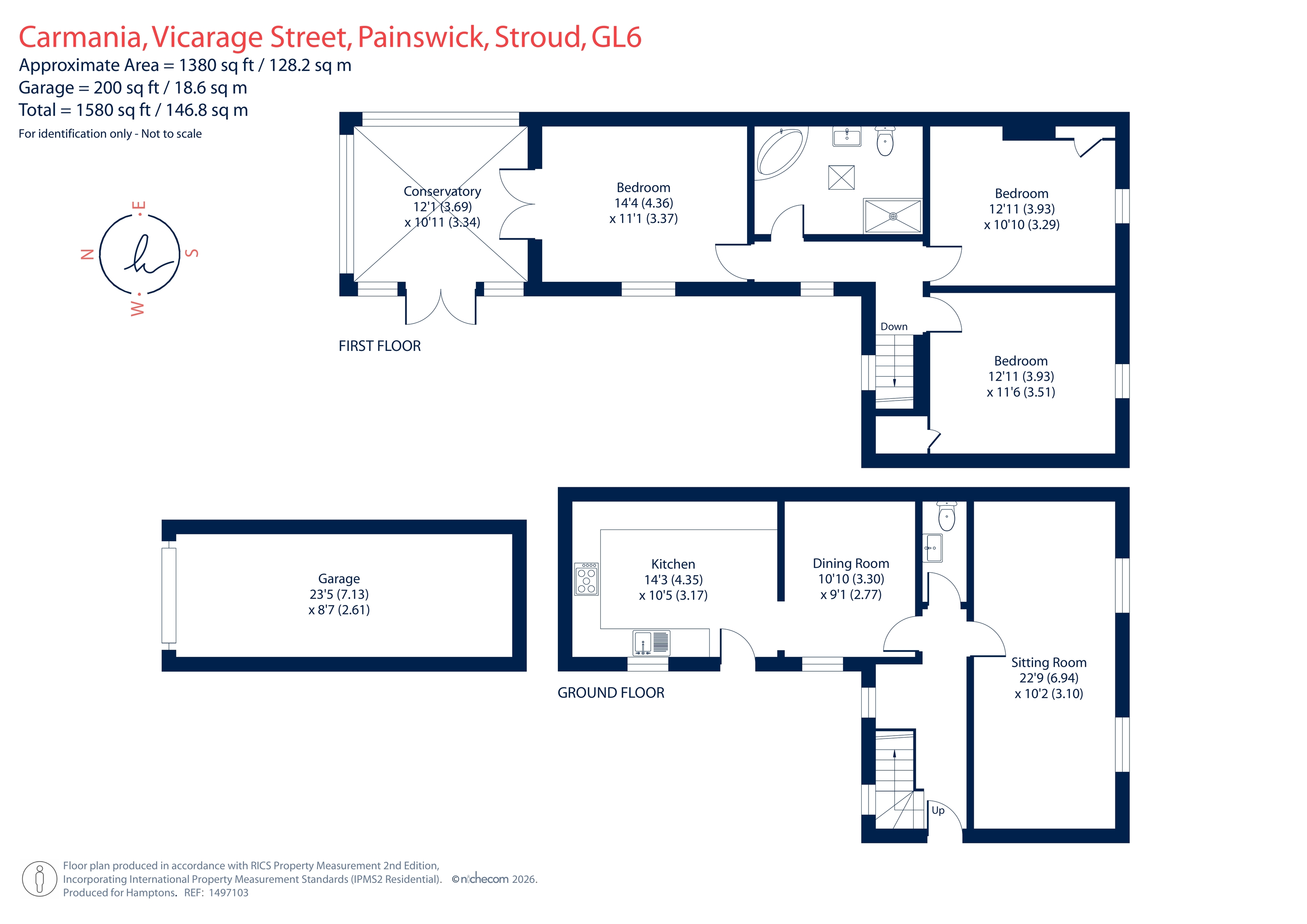 Carmania, Vicarage Street, Painswick, Stroud floorplan