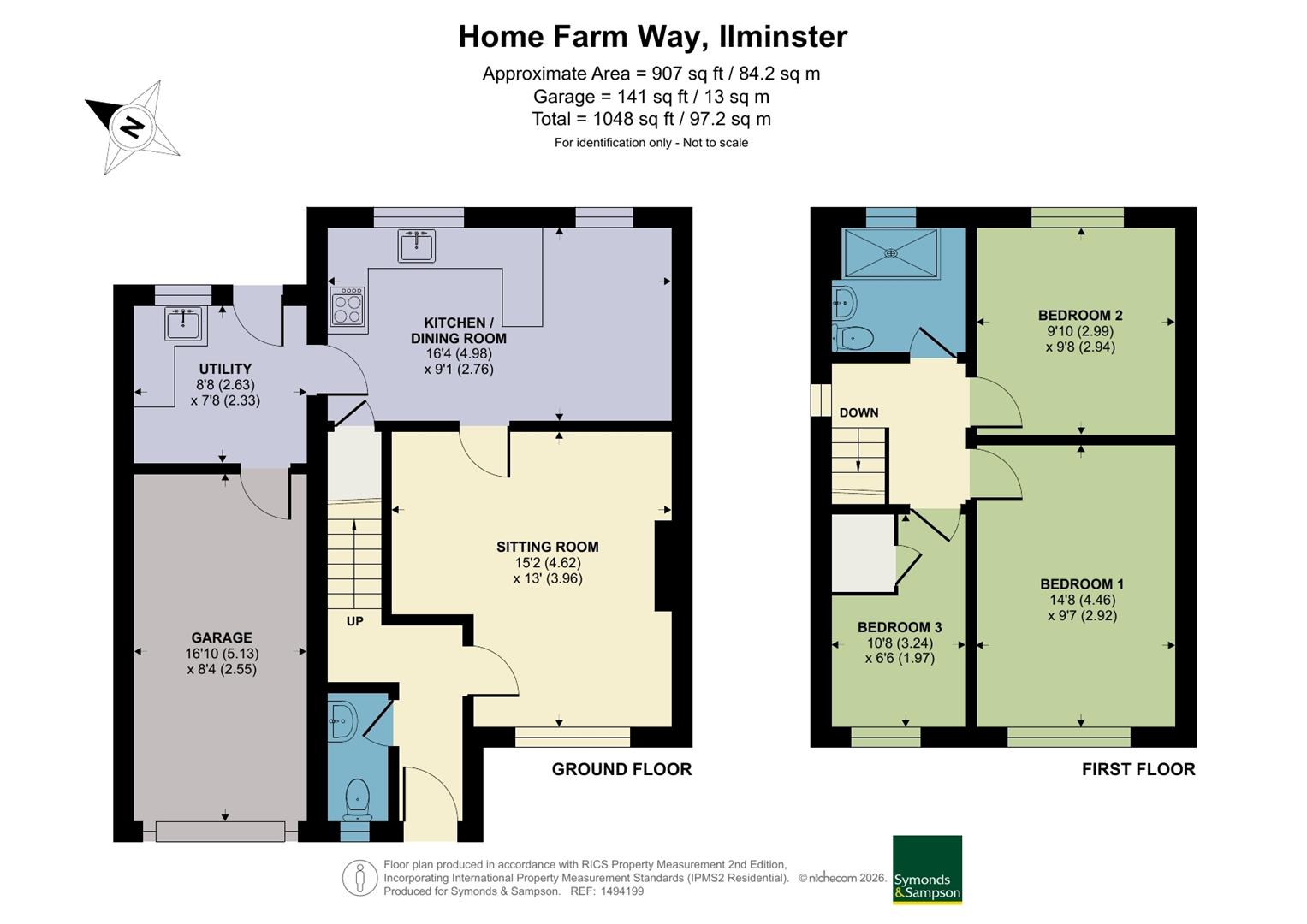 5, Home Farm Way, Ilminster floorplan