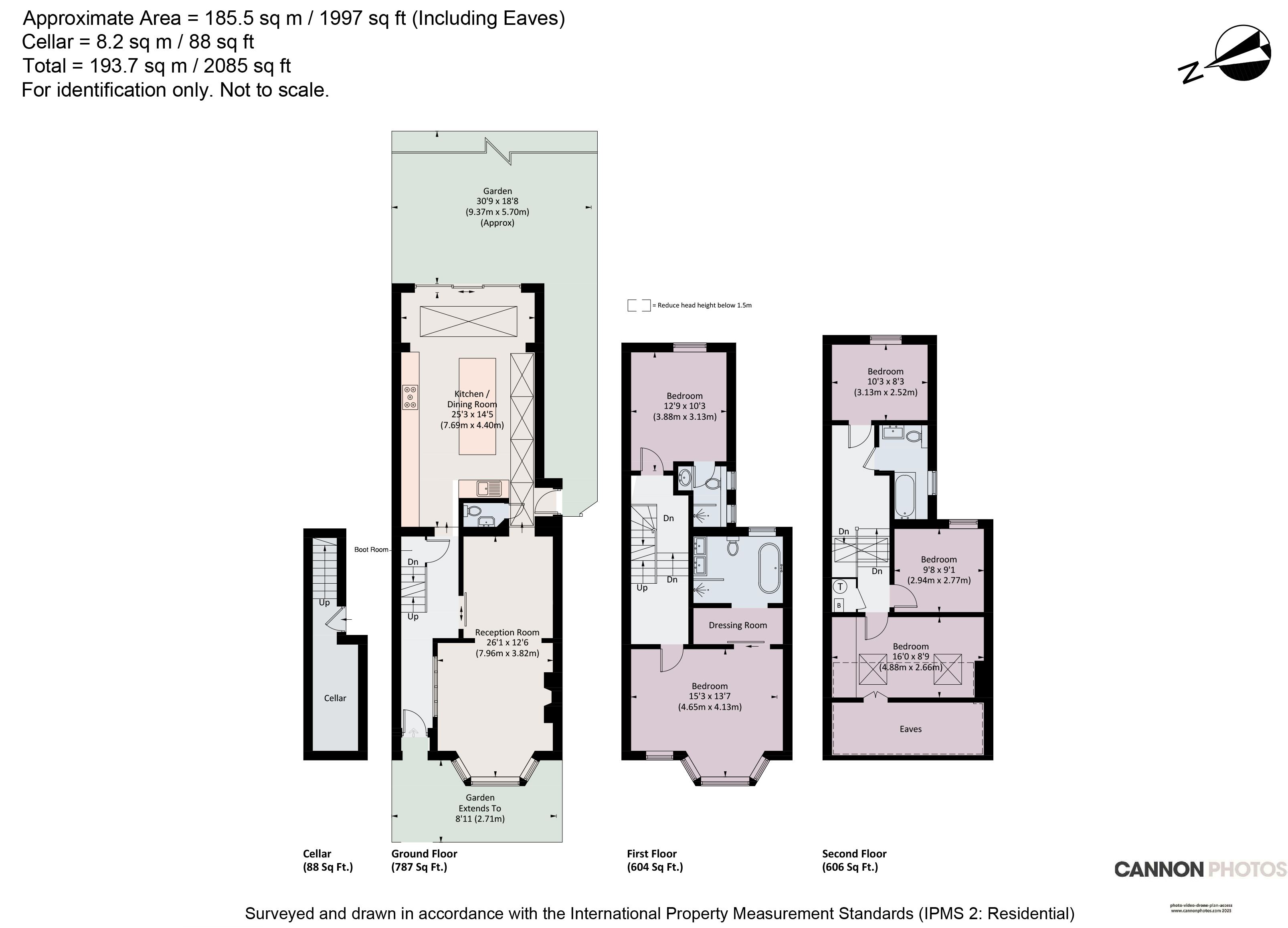 54, Santos Road, London floorplan
