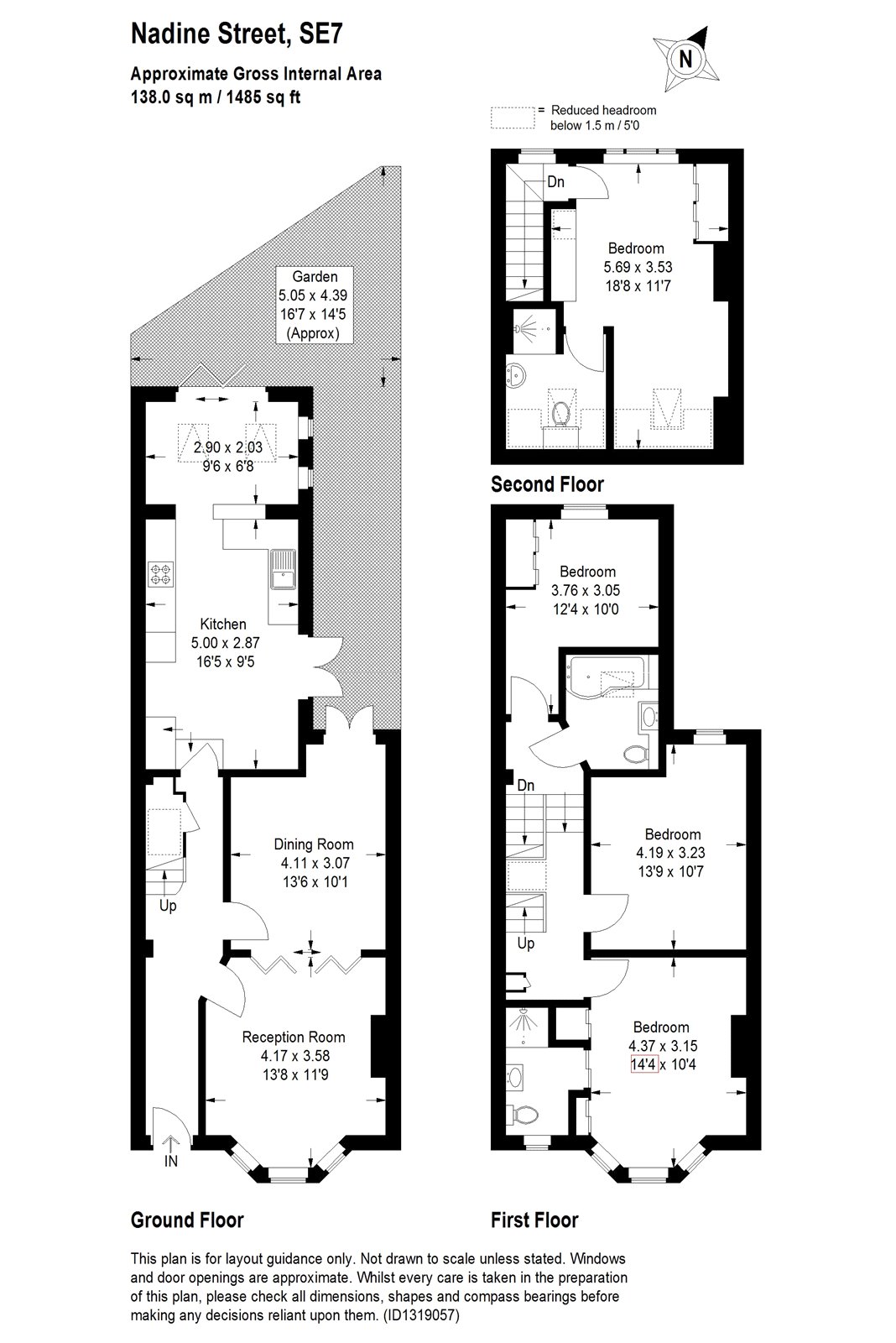 3, Nadine Street, London floorplan