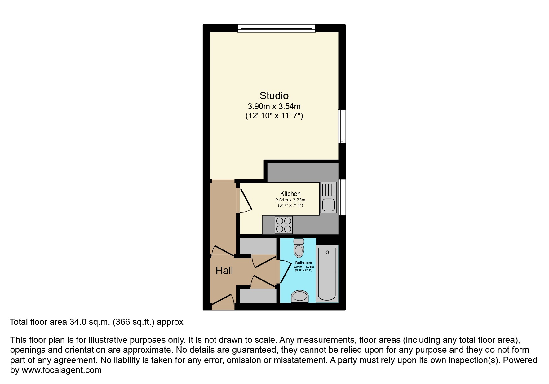 25, Fleming Way, London floorplan