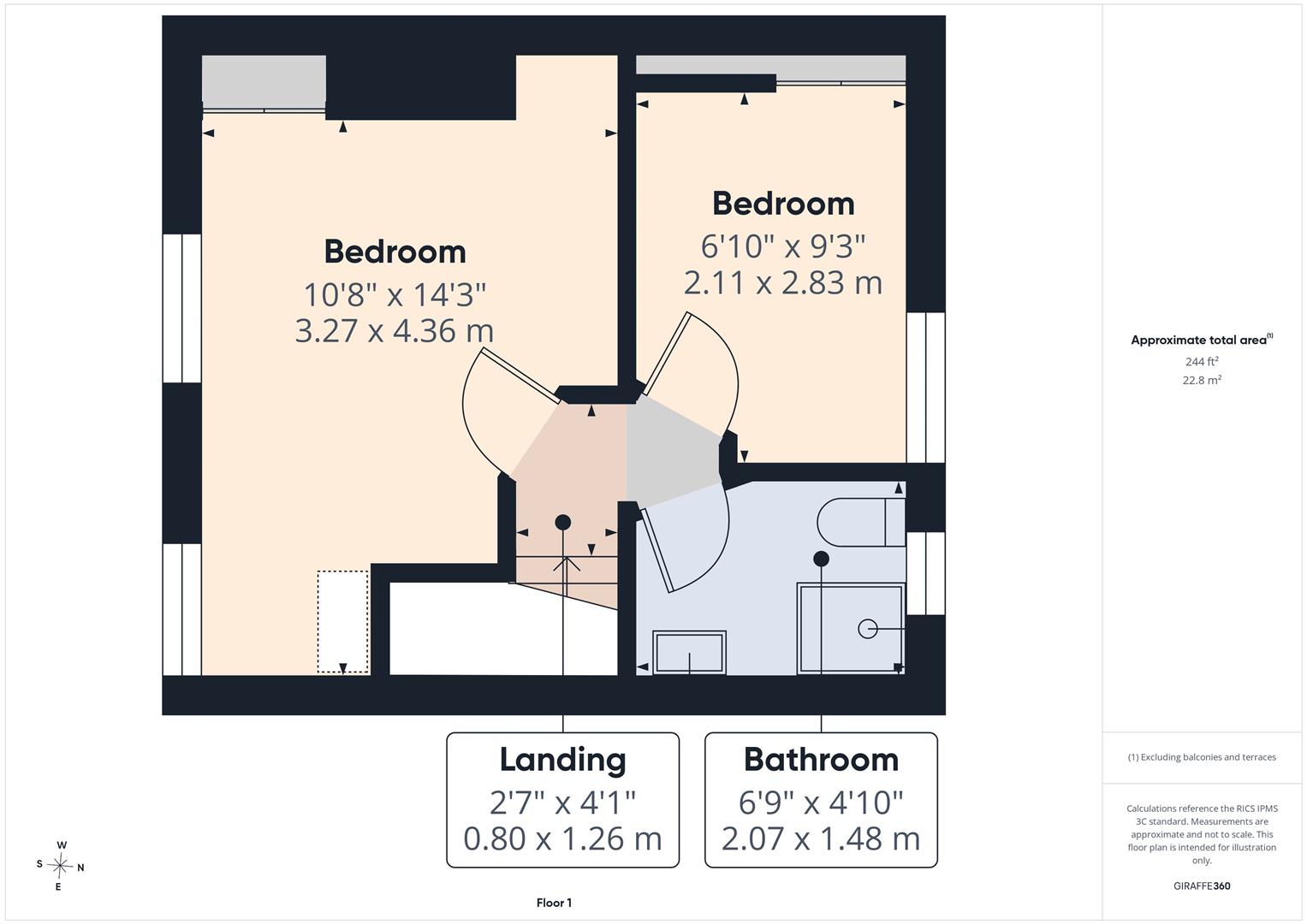 2 Cornstall Buildings, St. Leonards Street, Stamford floorplan