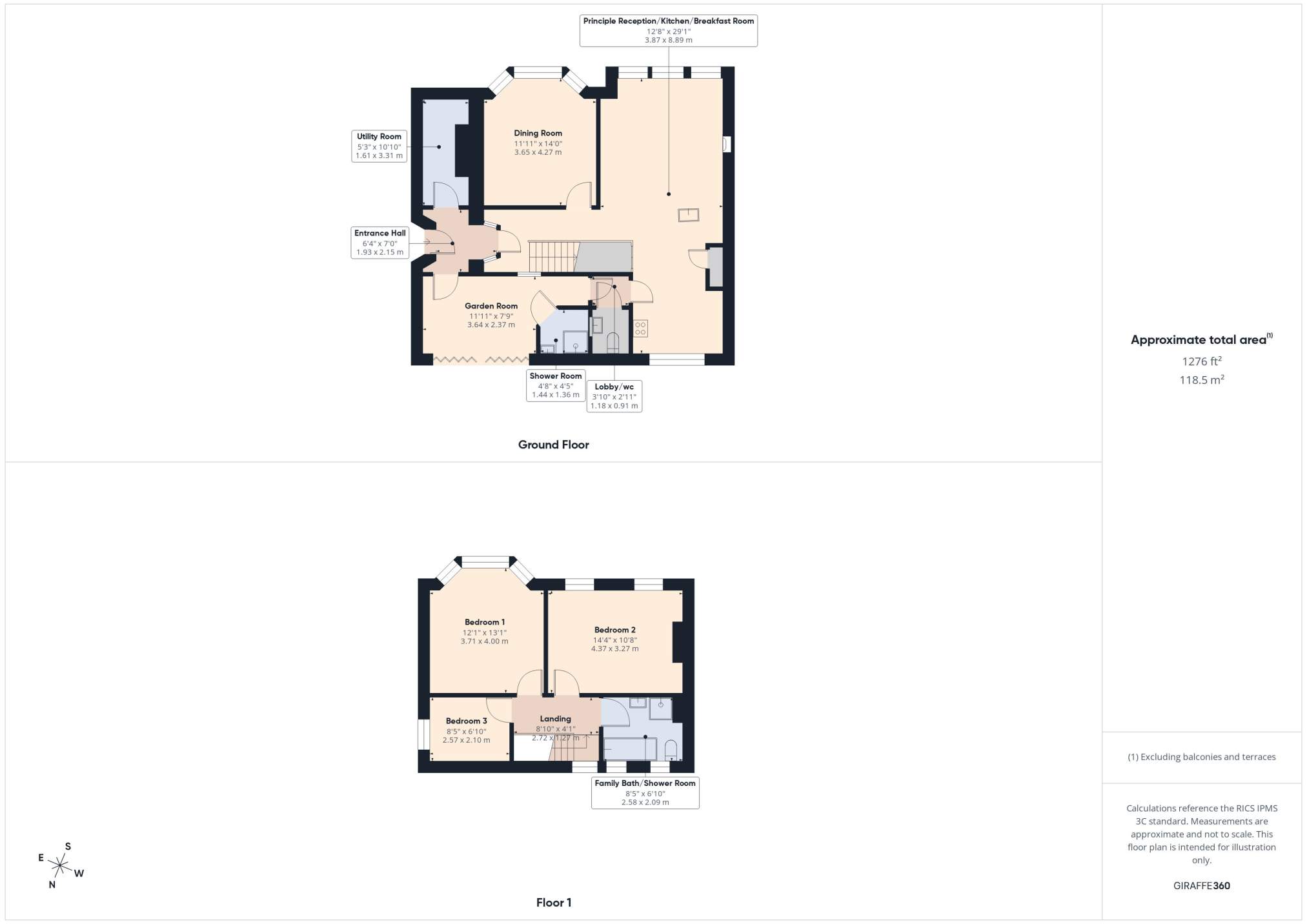 11, St. Margarets Road, Cardiff floorplan