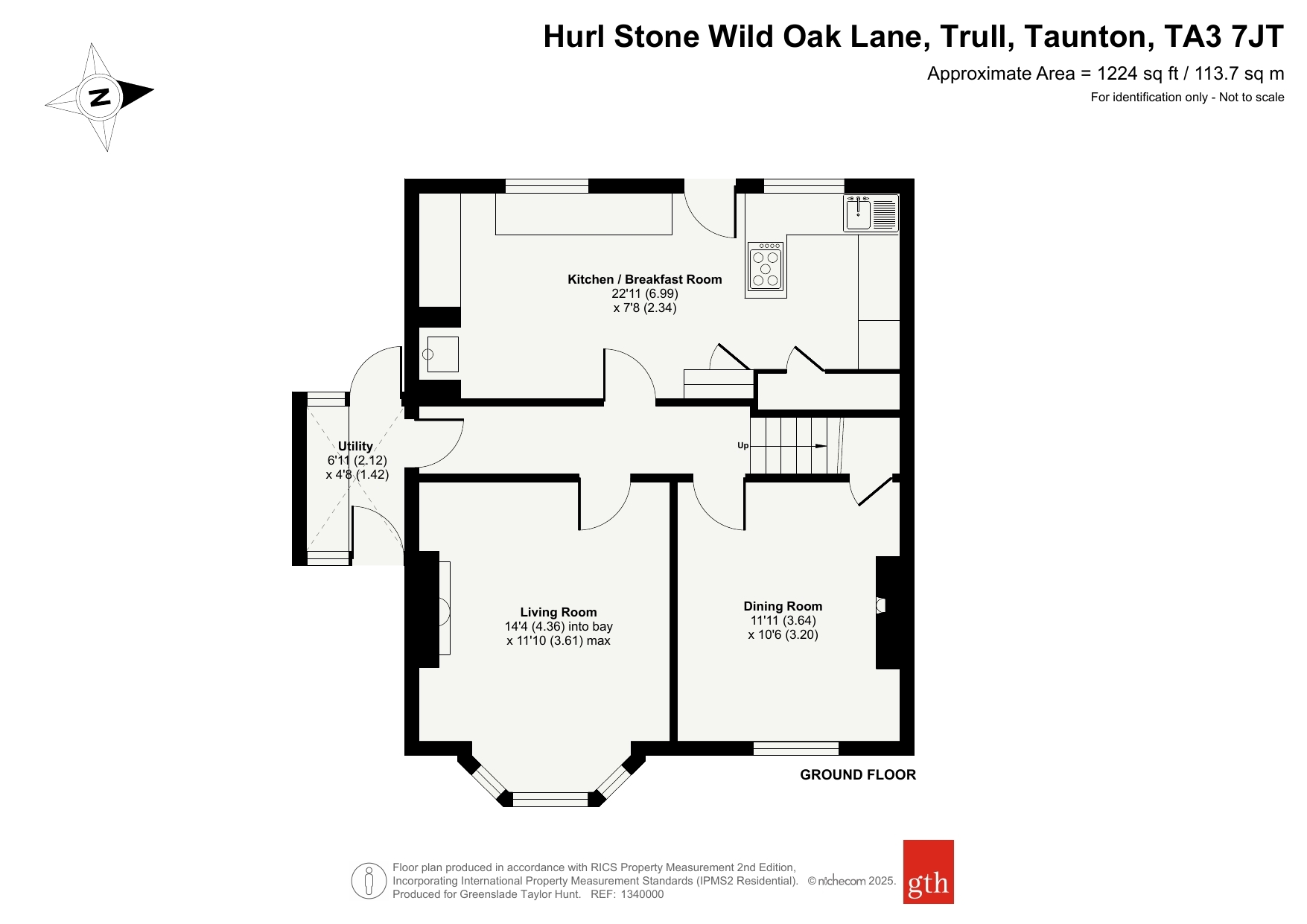 Hurl Stone,, Wild Oak Lane, Taunton floorplan