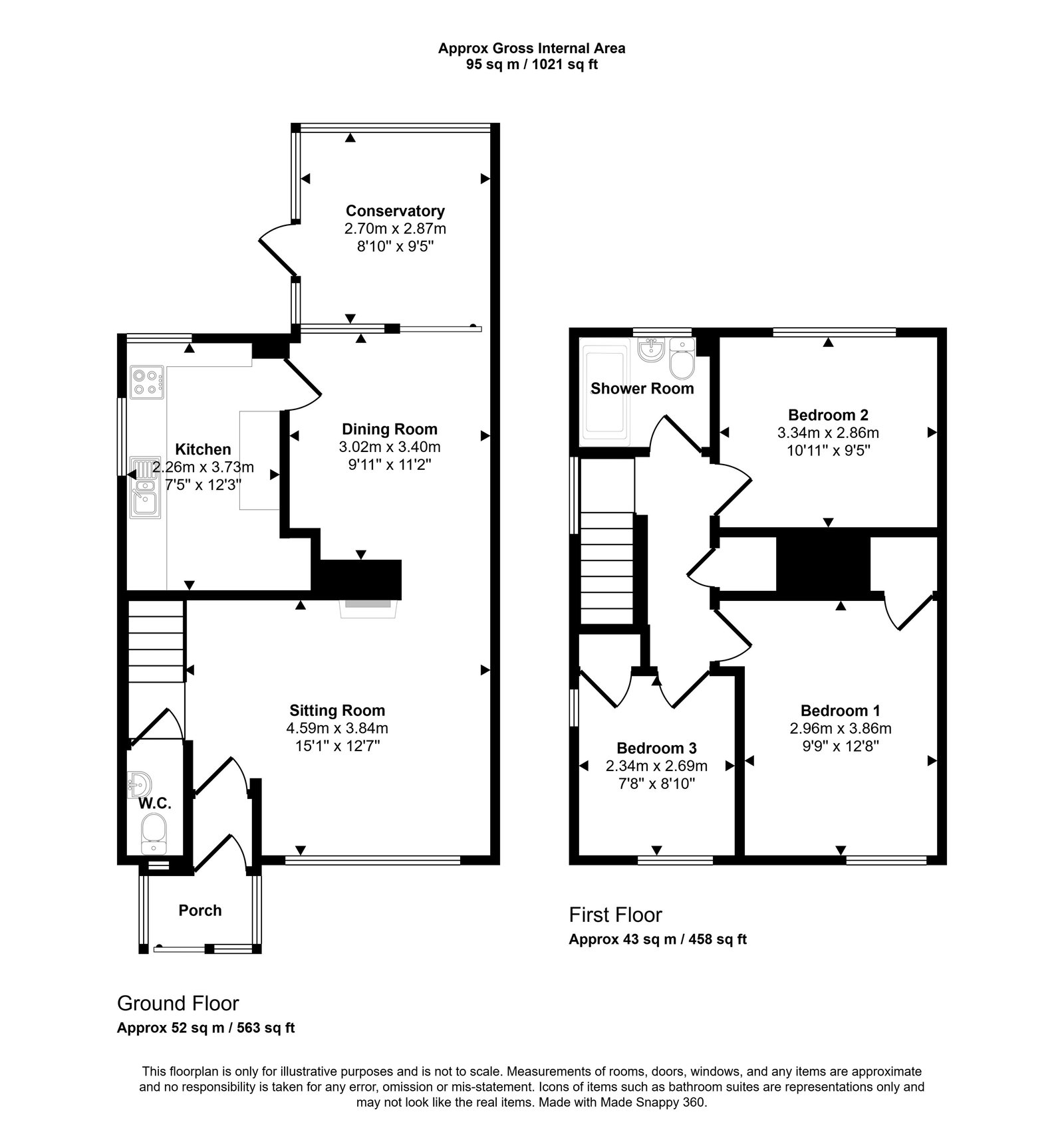 3, Arle Gardens, Alresford floorplan
