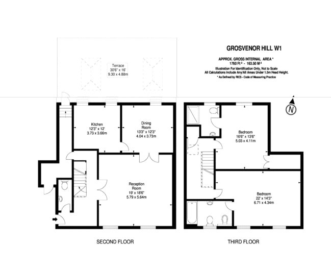 3, 9, Grosvenor Hill, London floorplan