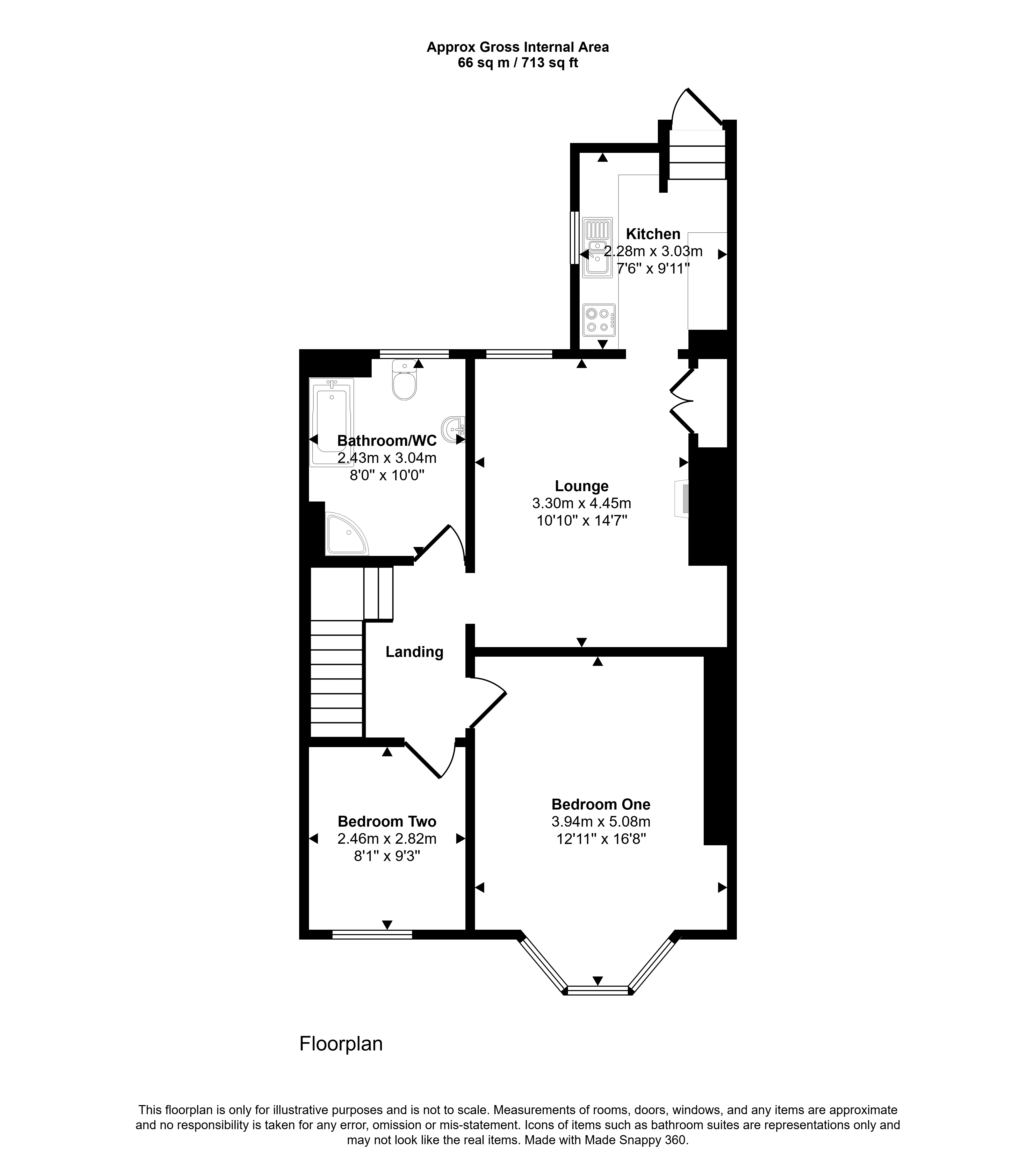 789, Welbeck Road, Newcastle upon Tyne floorplan