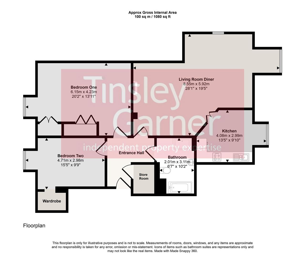 37 Joules Court, Crown Street, Stone floorplan