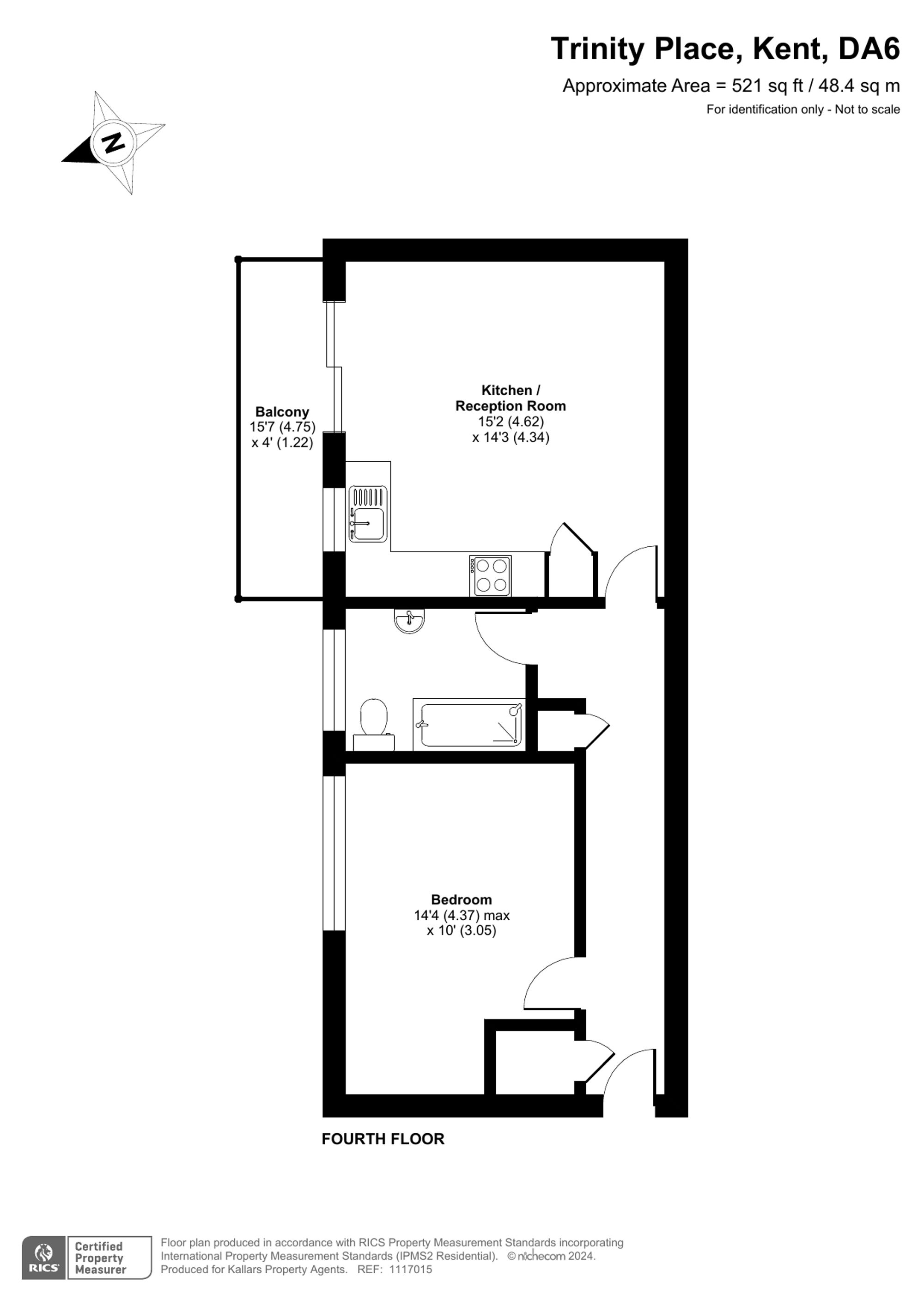 27 Albery Apts, 19 Trinity Place, Bexleyheath floorplan
