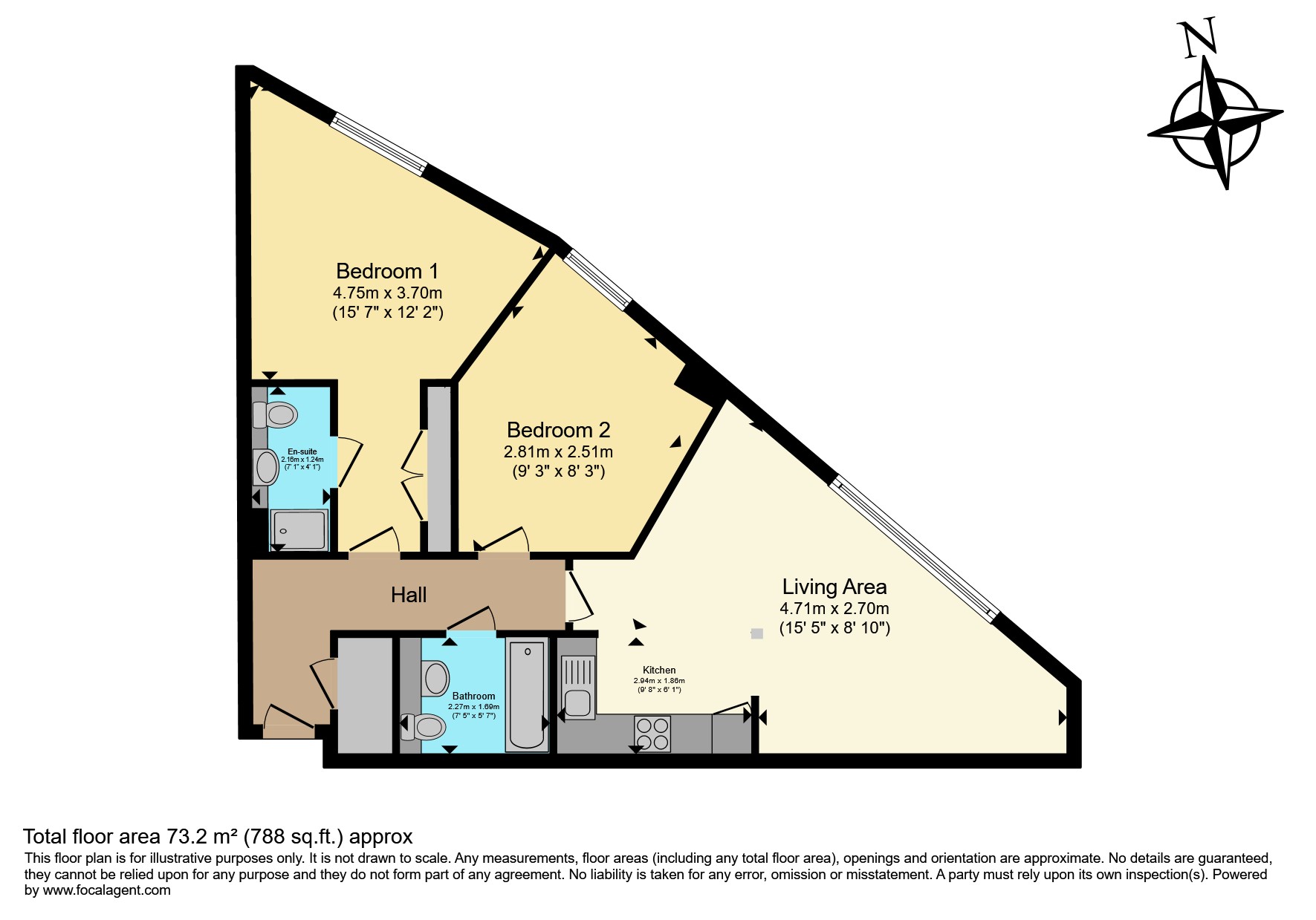 Apartment 25, Marina Point East, Dock Head Road, Chatham floorplan
