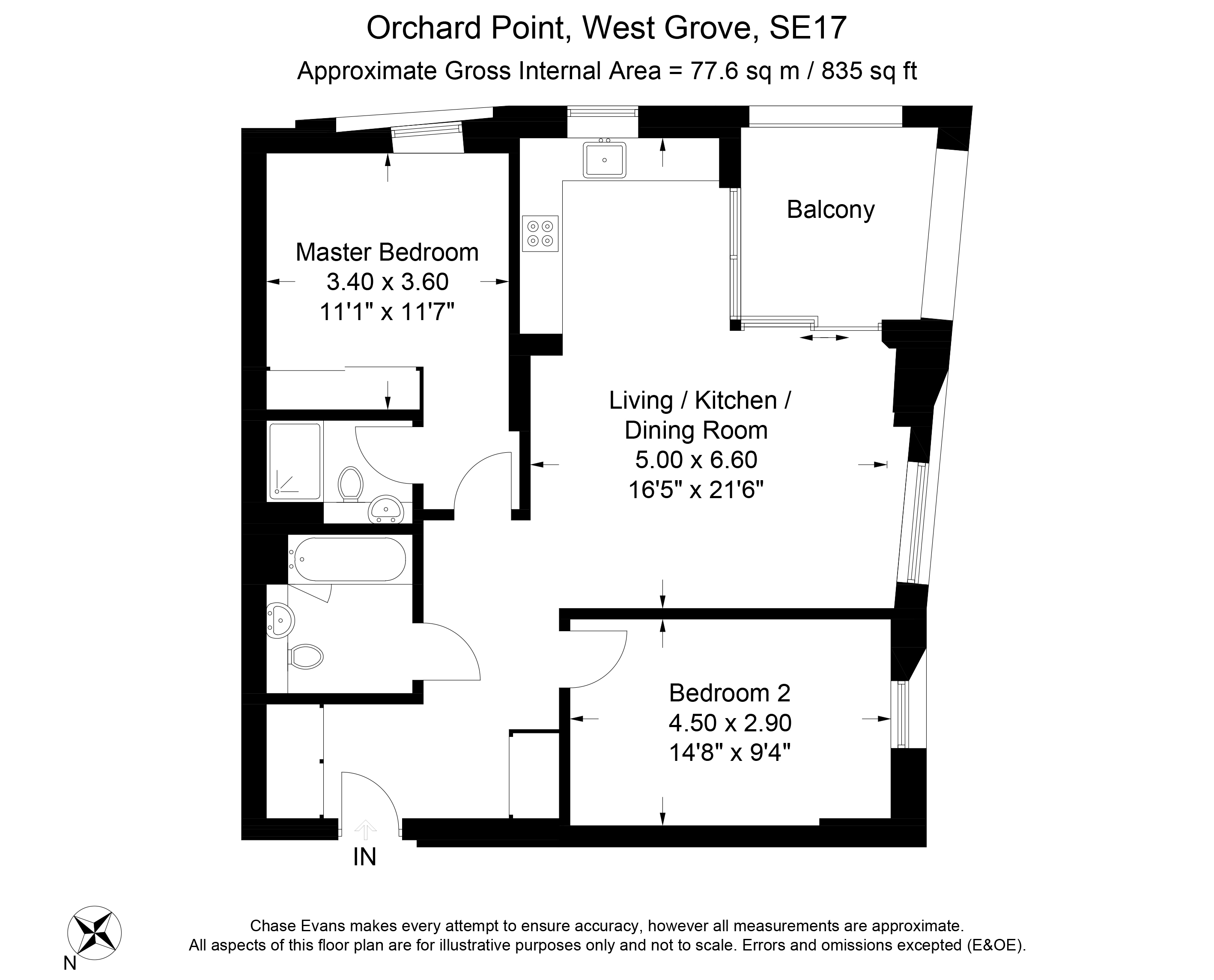 2 Bedrooms Flat to rent in Walton Heights, Elephant Park, Elephant And Castle SE17