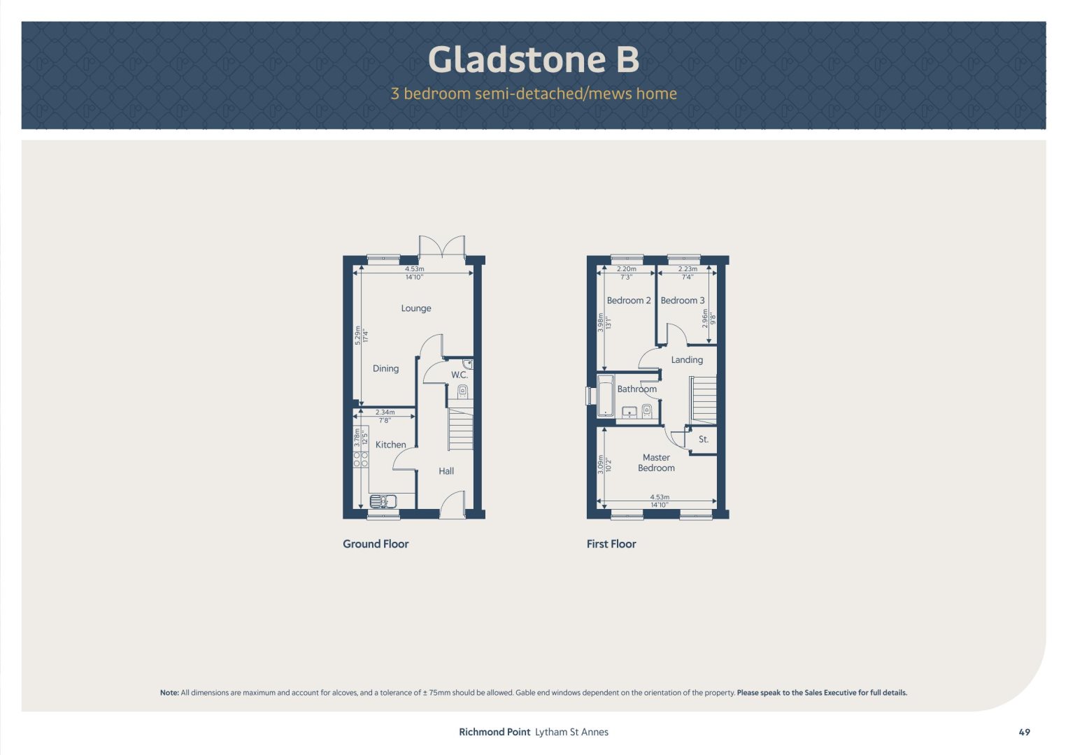 Plot 429, Richmond Point, Lytham St Annes floorplan