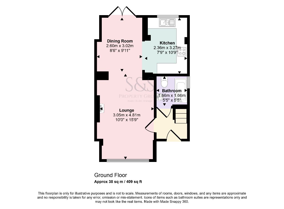 5 Ashley Road, Manchester floorplan