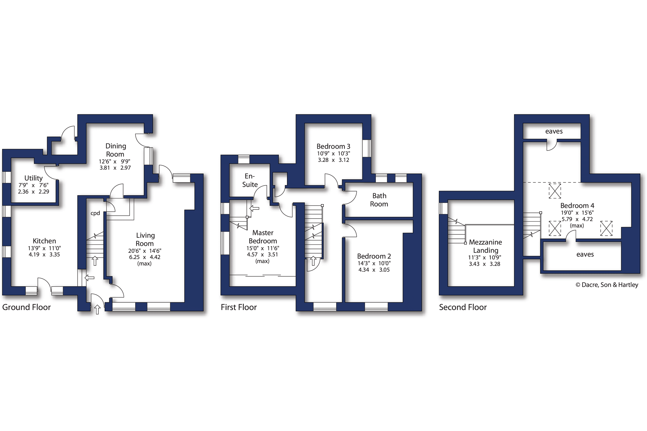 Old Hall Cottage,, Kildwick, North Yorkshire floorplan