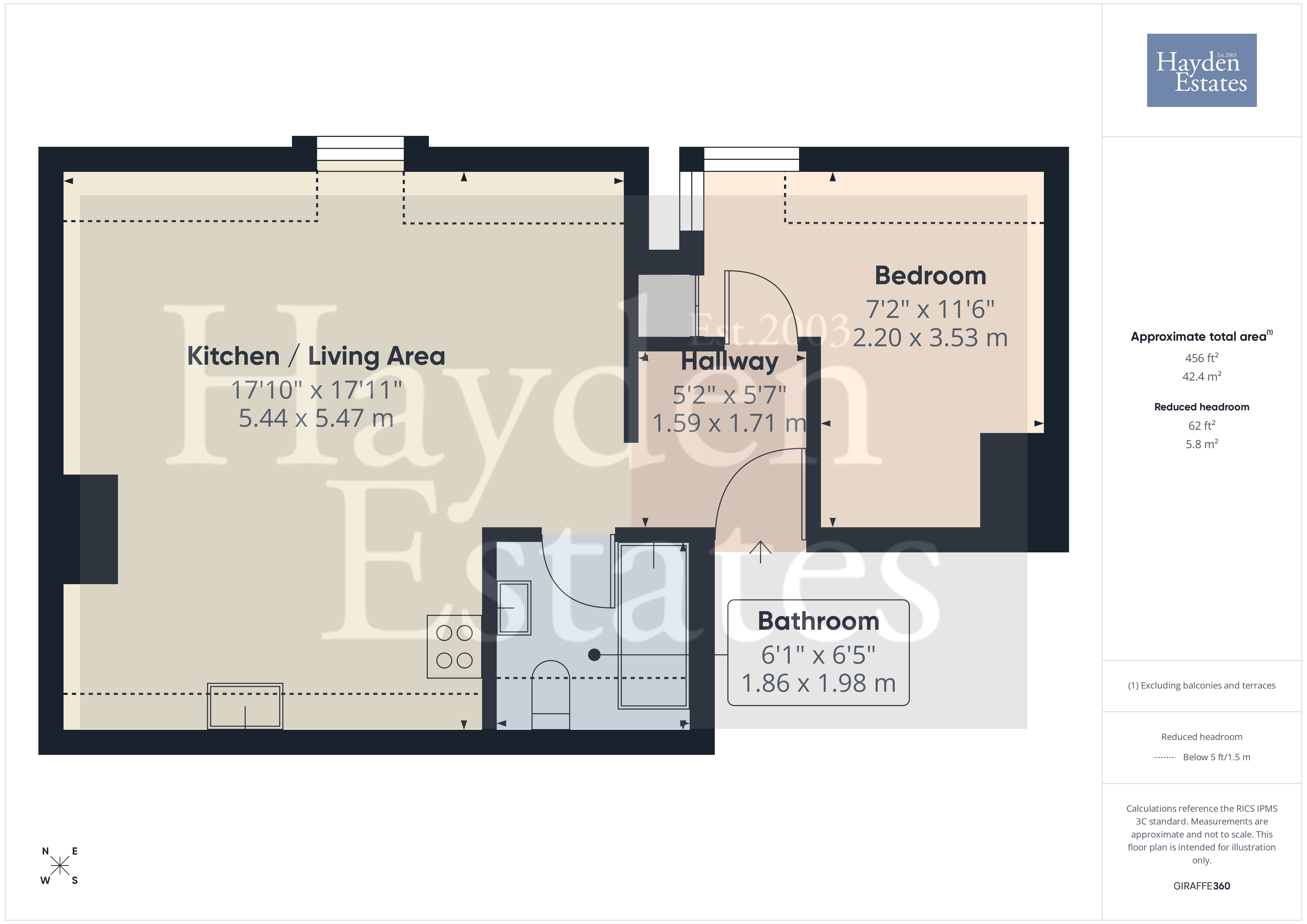 Flat 4 Riverhouse, 10 Severn Side South, Bewdley floorplan