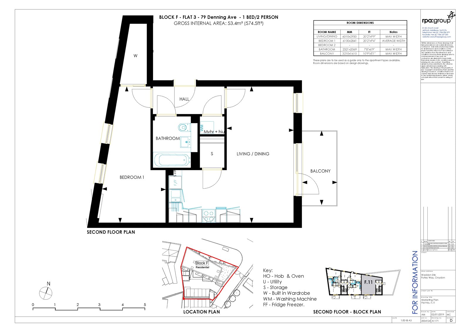 Flat 3,, 79 Denning Avenue, Croydon floorplan