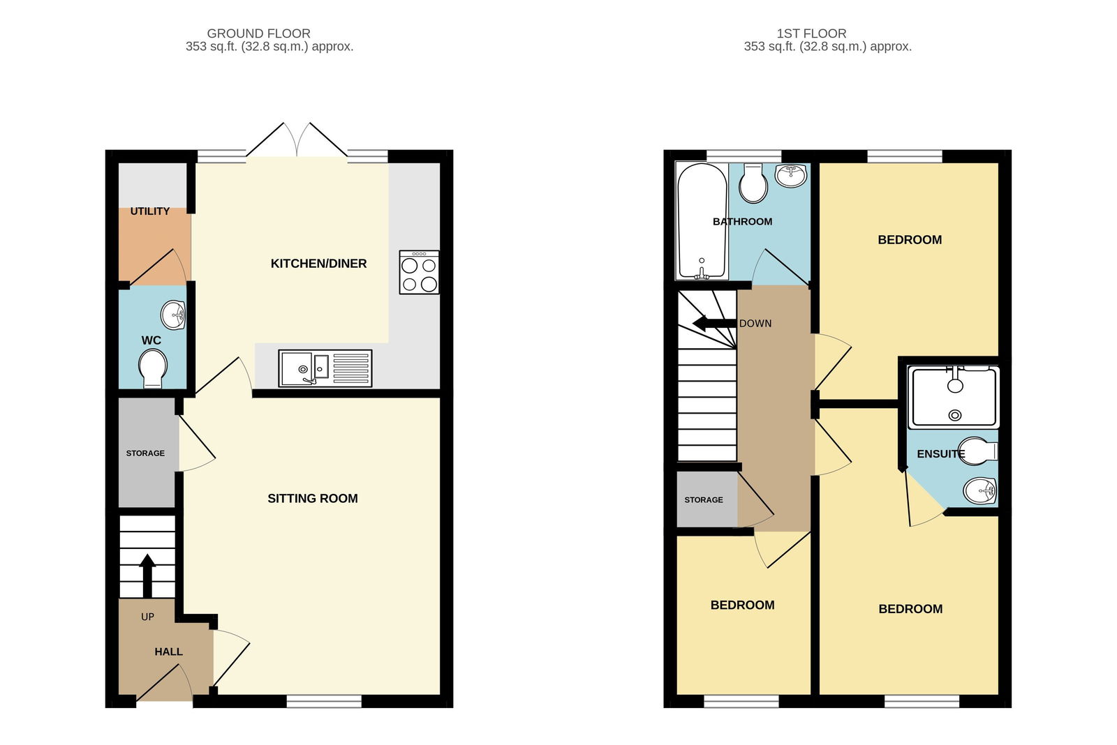 19, Grange Gardens, Ledbury floorplan