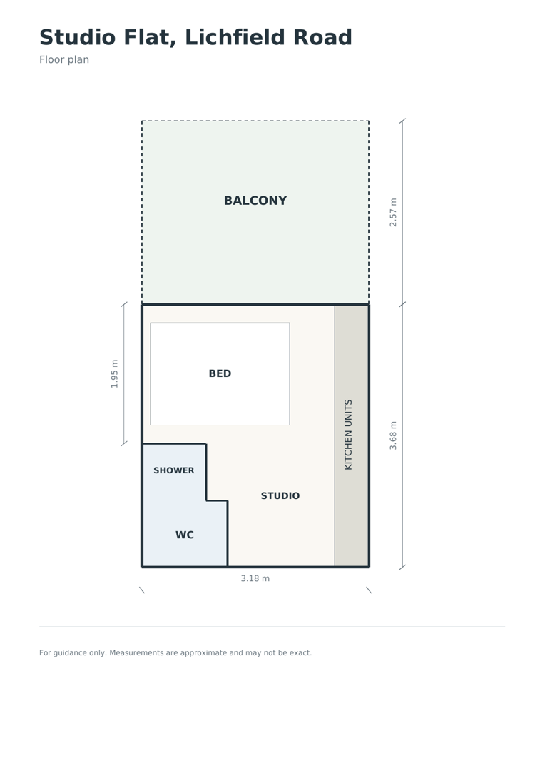 Lichfield Road, London floorplan