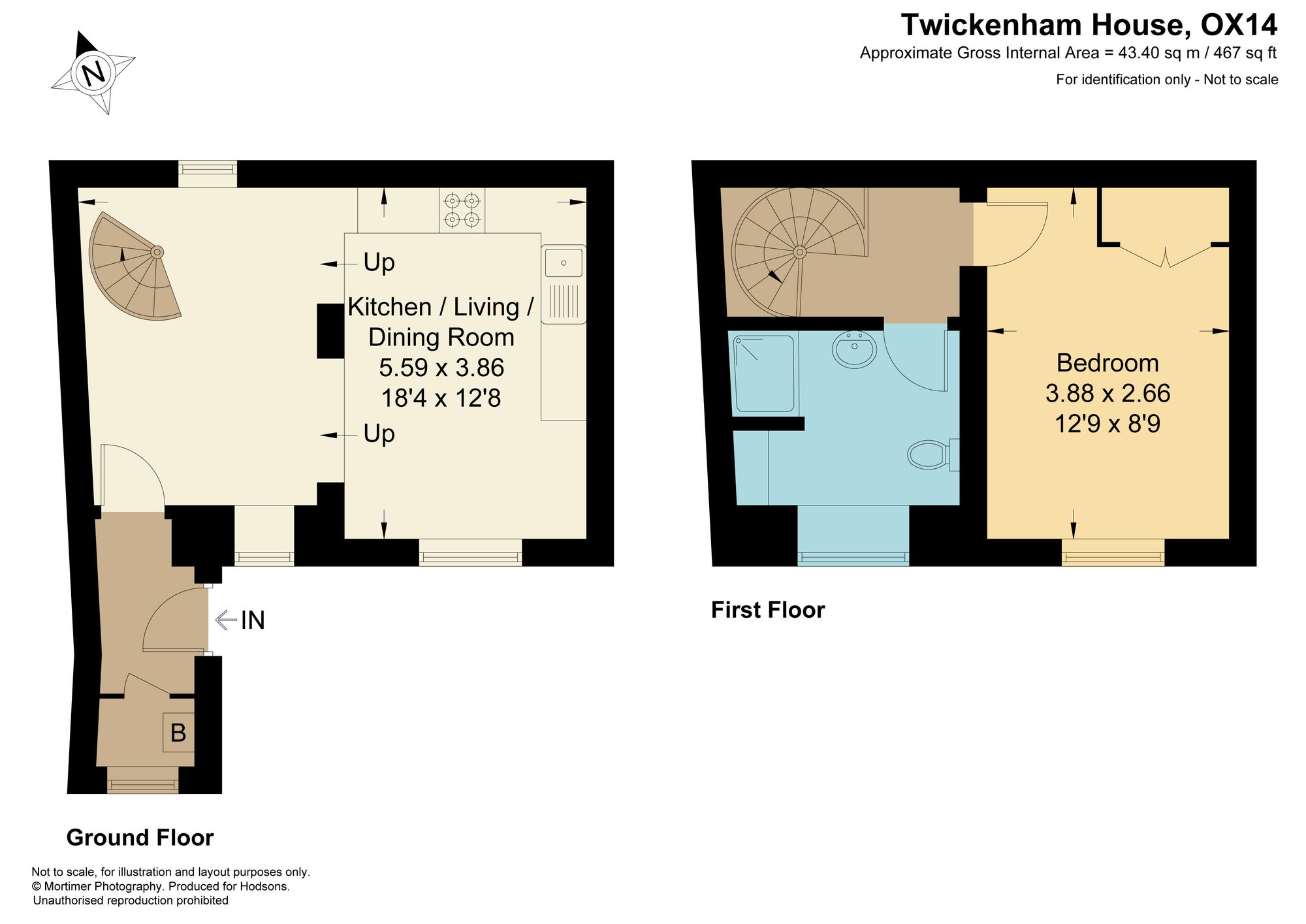 Mews Cottage, 20E Twickenham House, Abingdon floorplan
