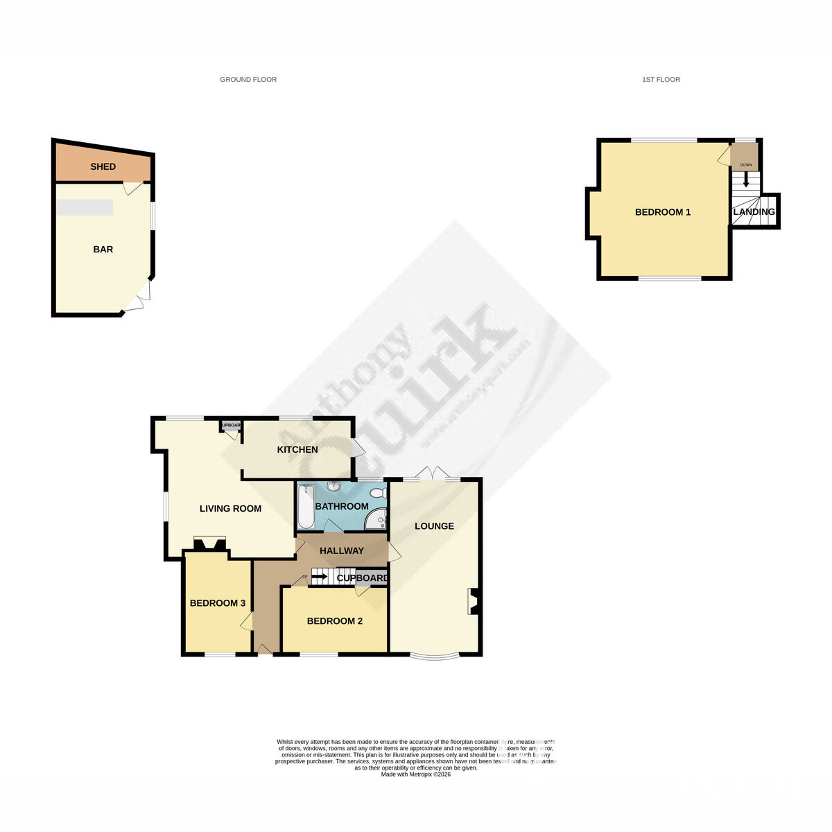170, Waarden Road, Canvey Island floorplan