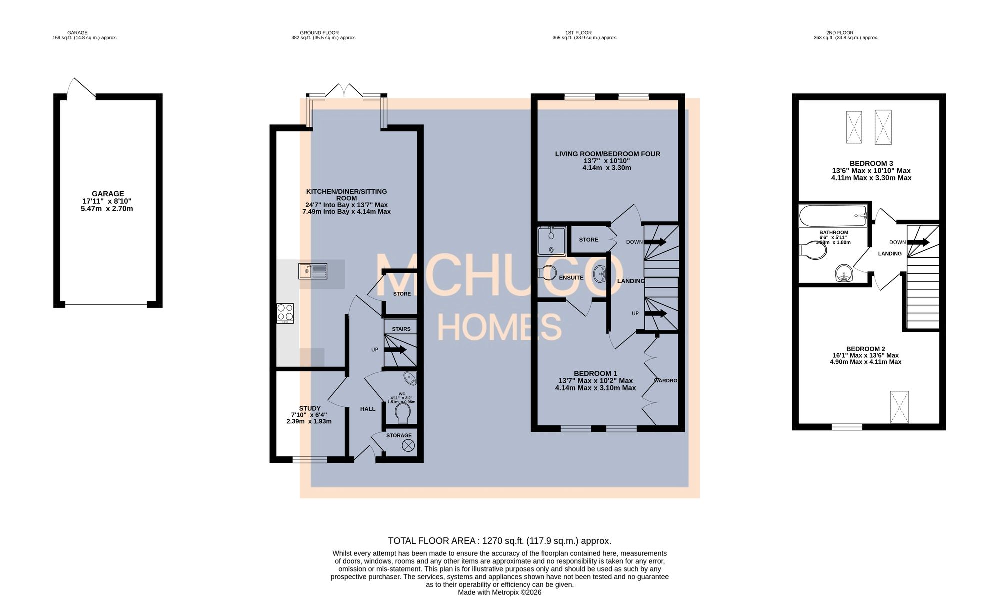 38 Perrott Way, Birmingham floorplan
