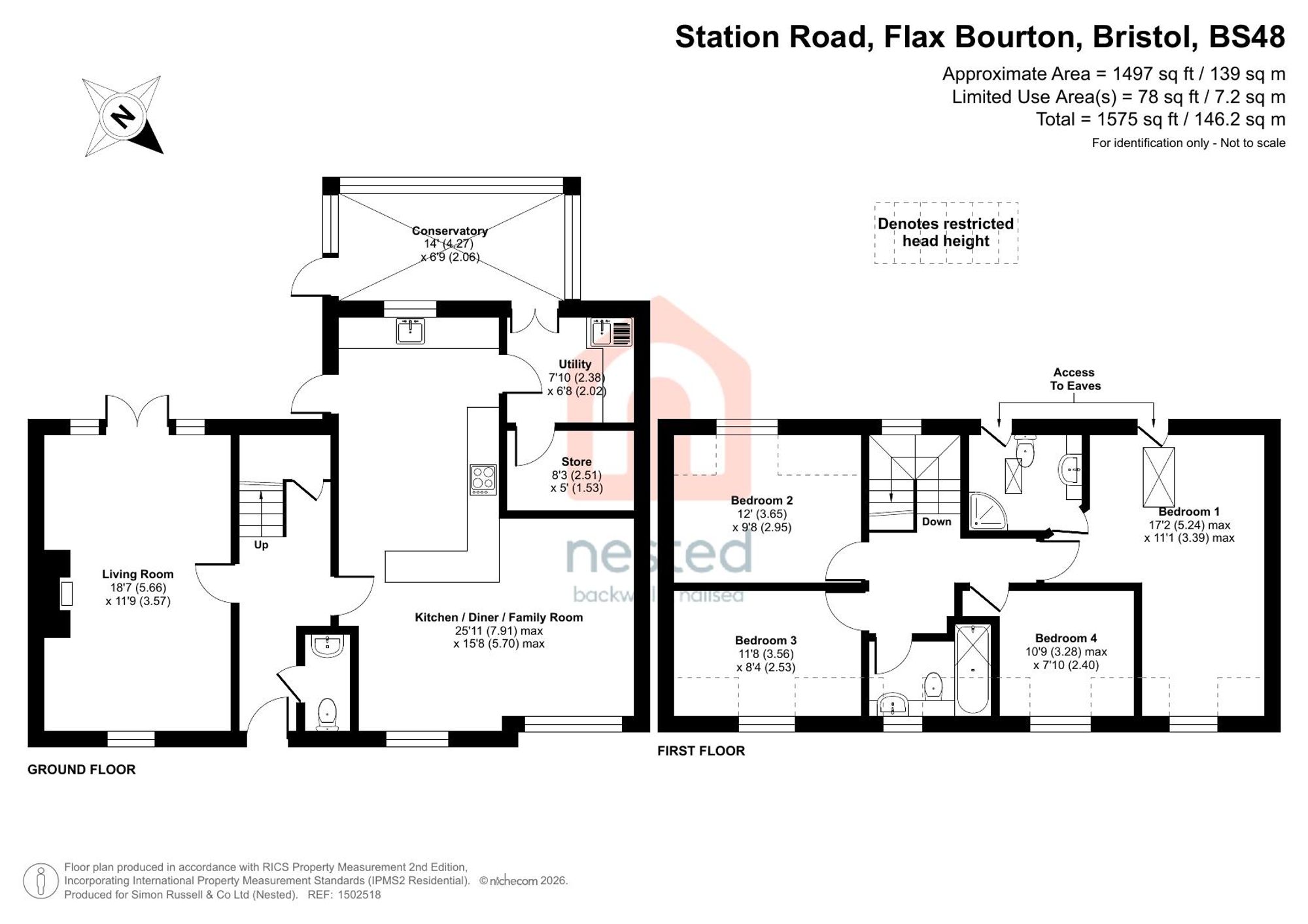Willow Lodge , 1 Station Road, Bristol floorplan