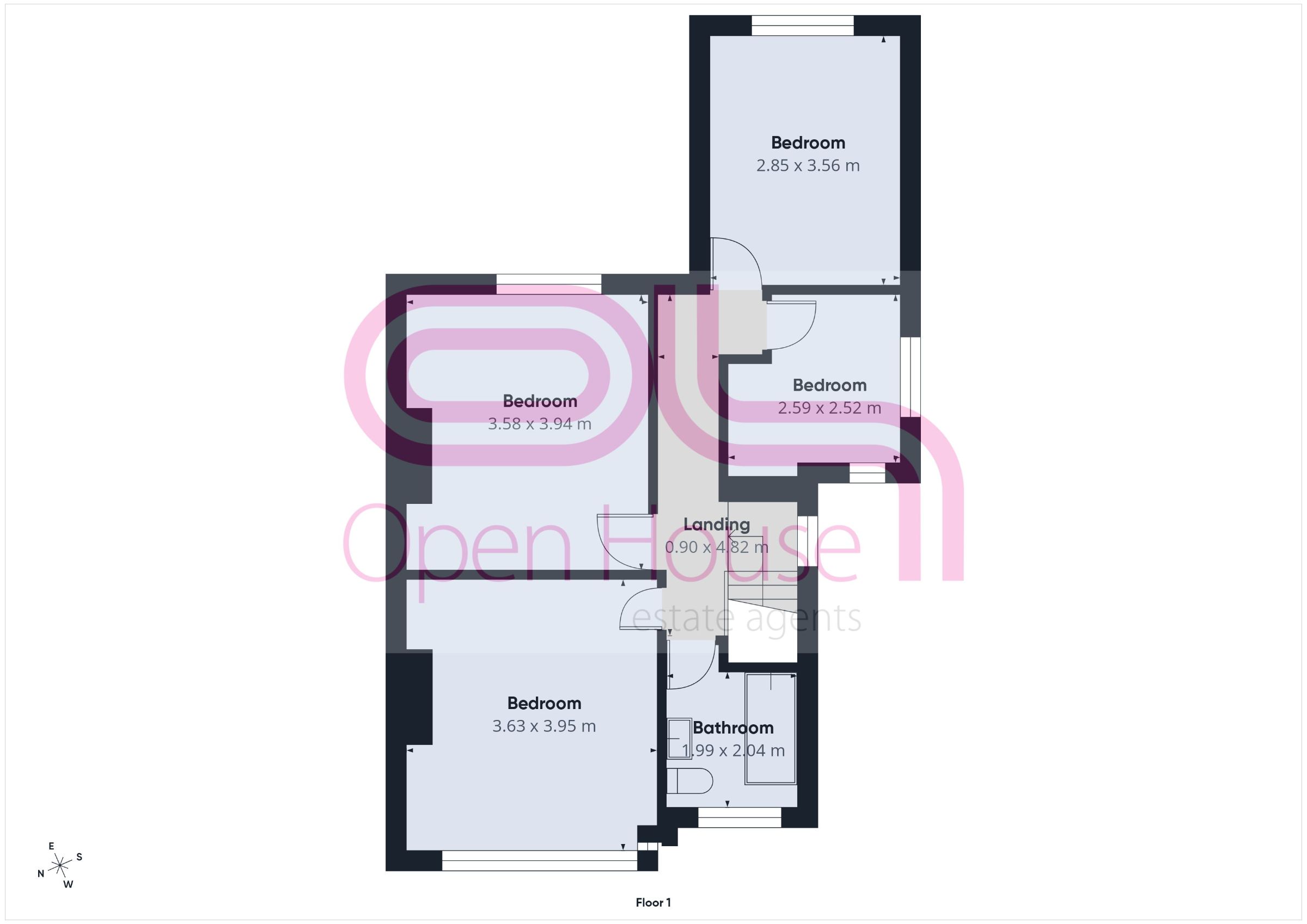 41 Hawkhurst Avenue, Preston floorplan