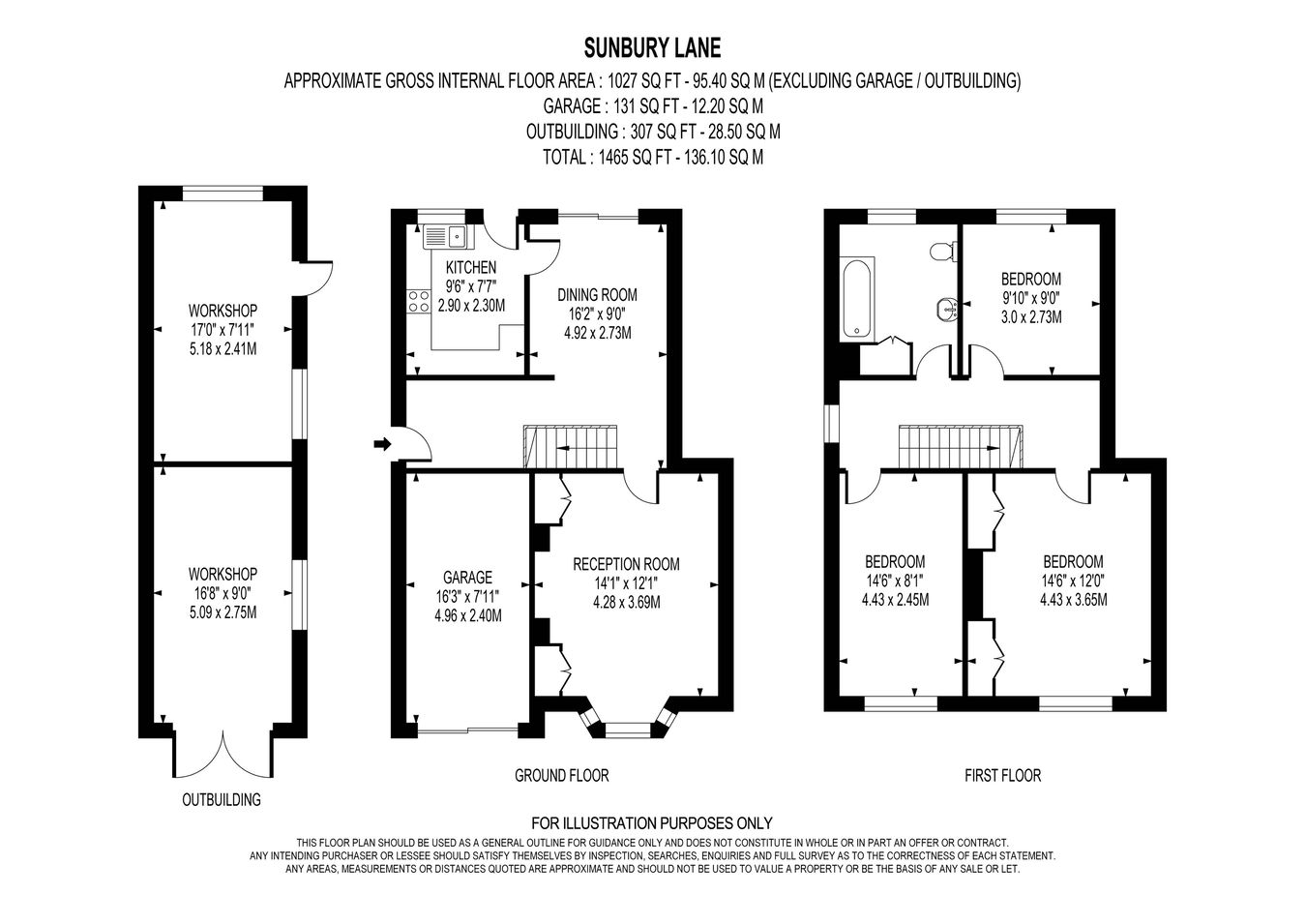 28, Sunbury Lane, Walton-on-Thames floorplan