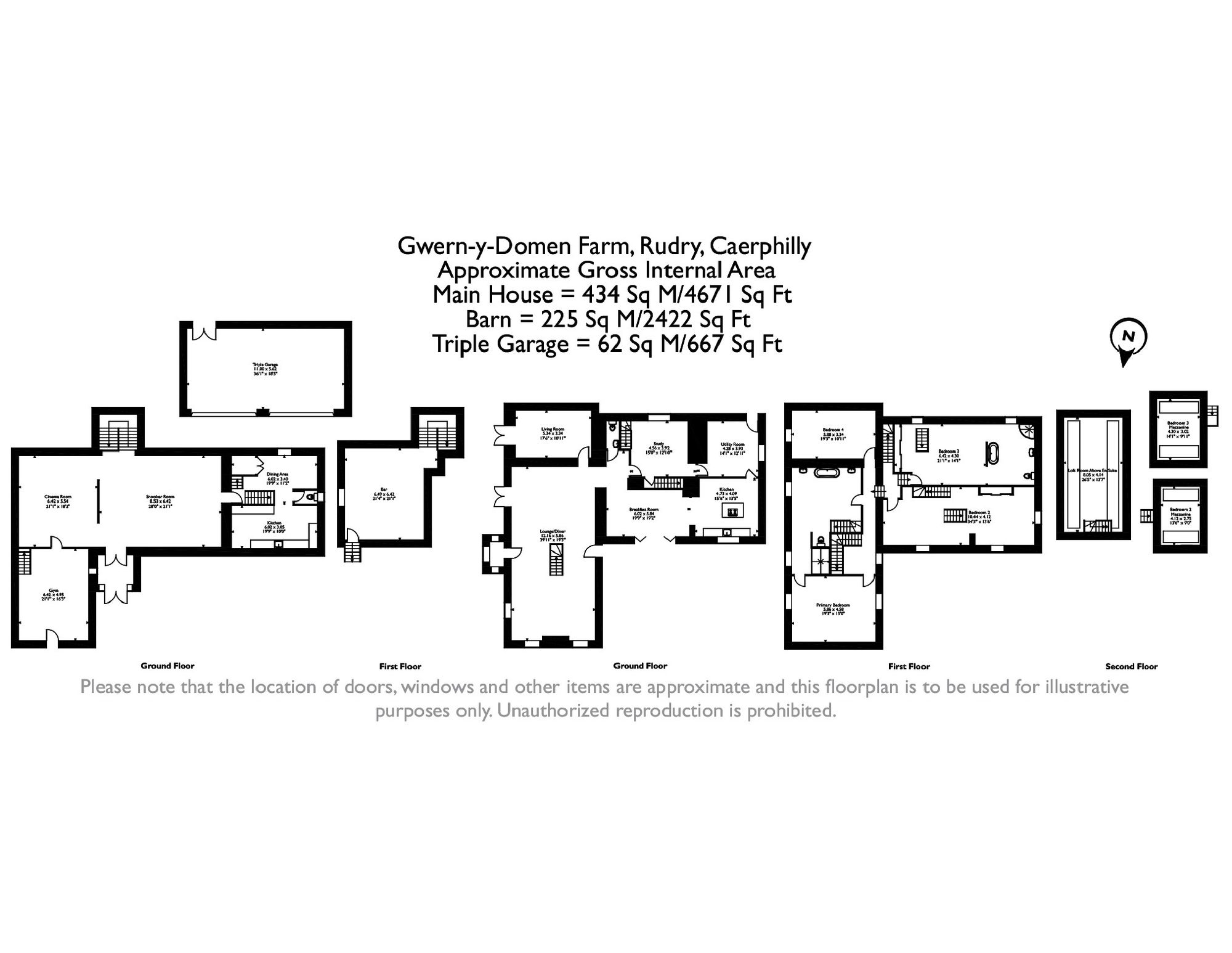 Gwern-y-Domen Farm, Caerphilly floorplan