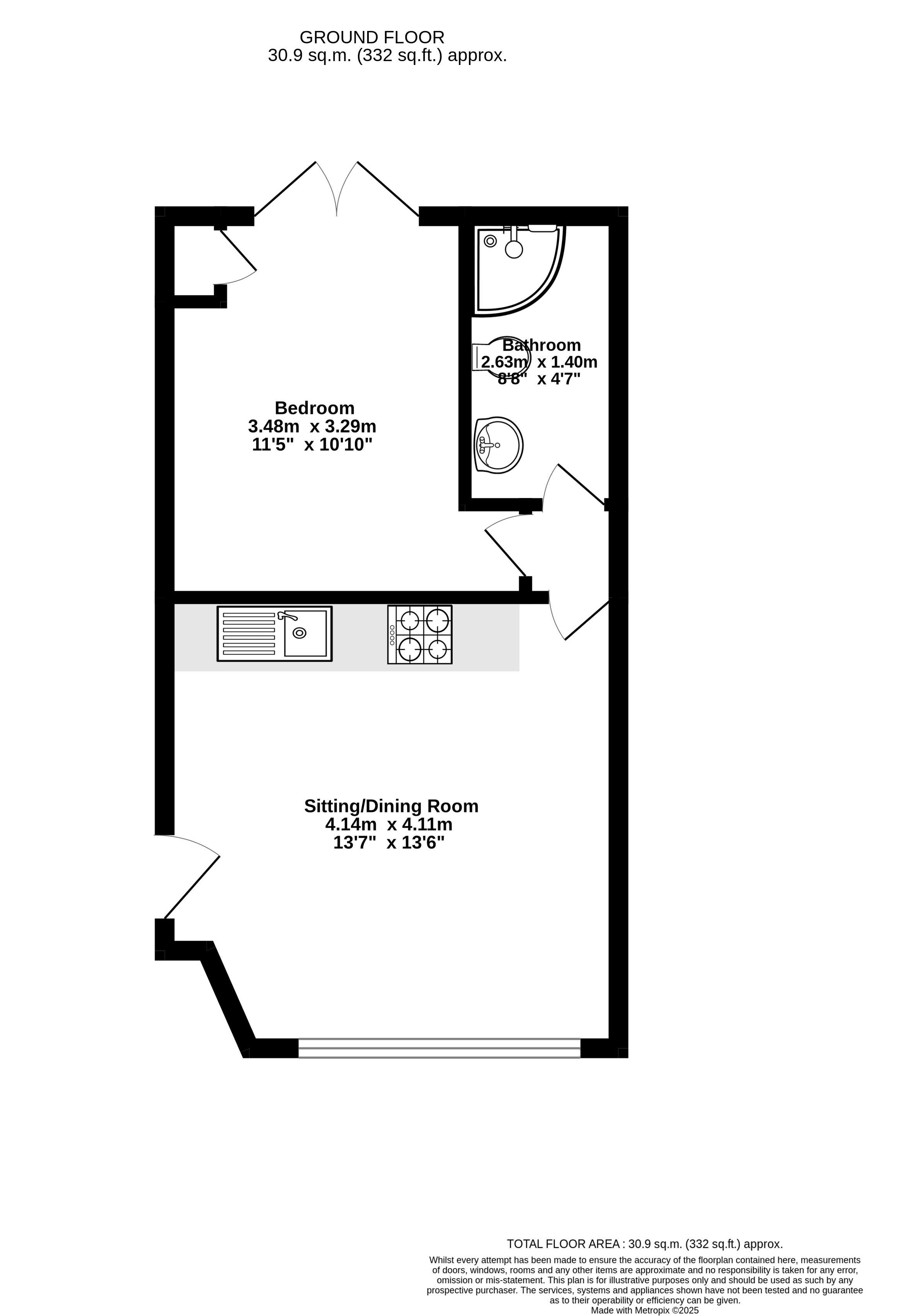 Flat A 598A, Filton Avenue, Bristol floorplan