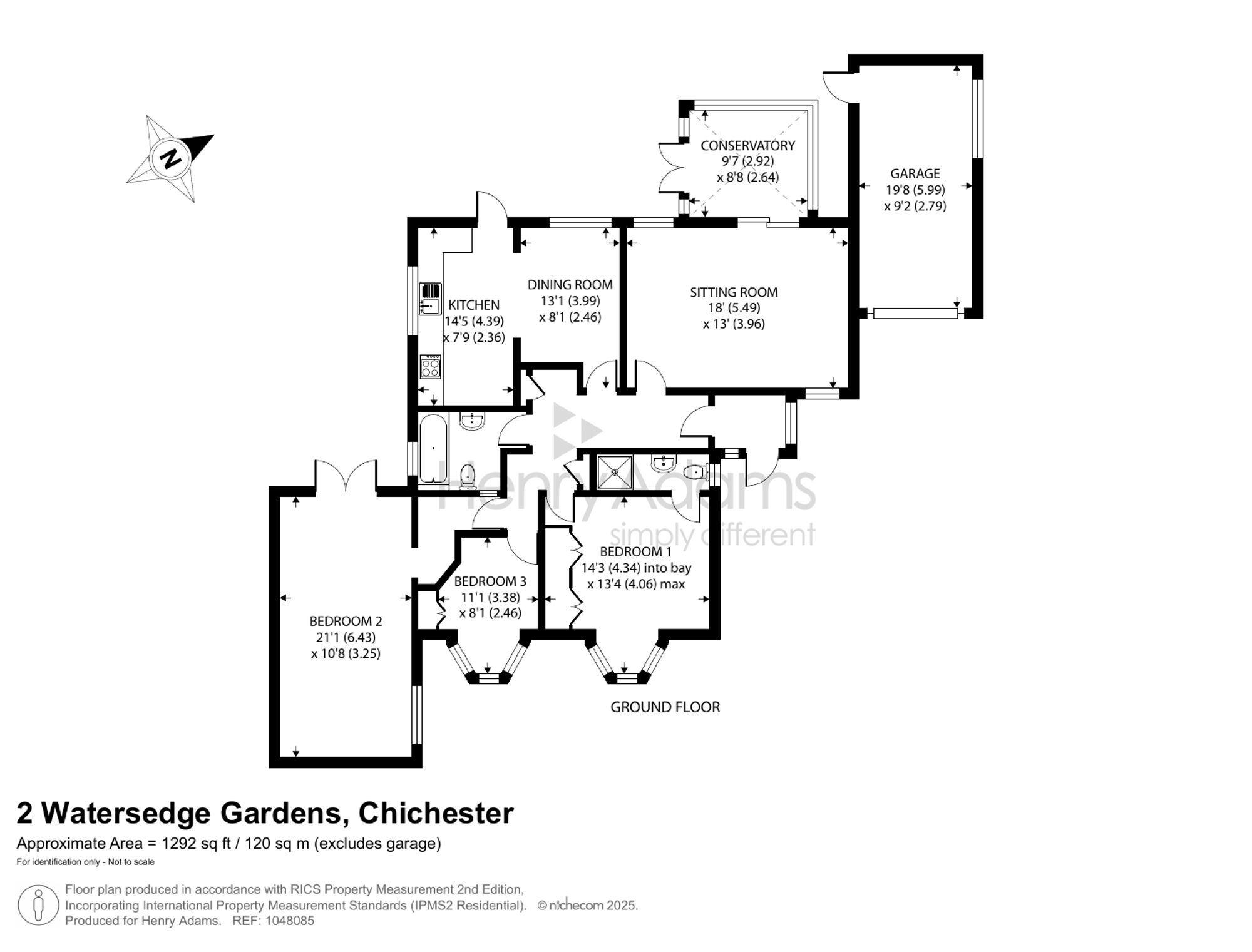 2 Watersedge Gardens, Chichester floorplan
